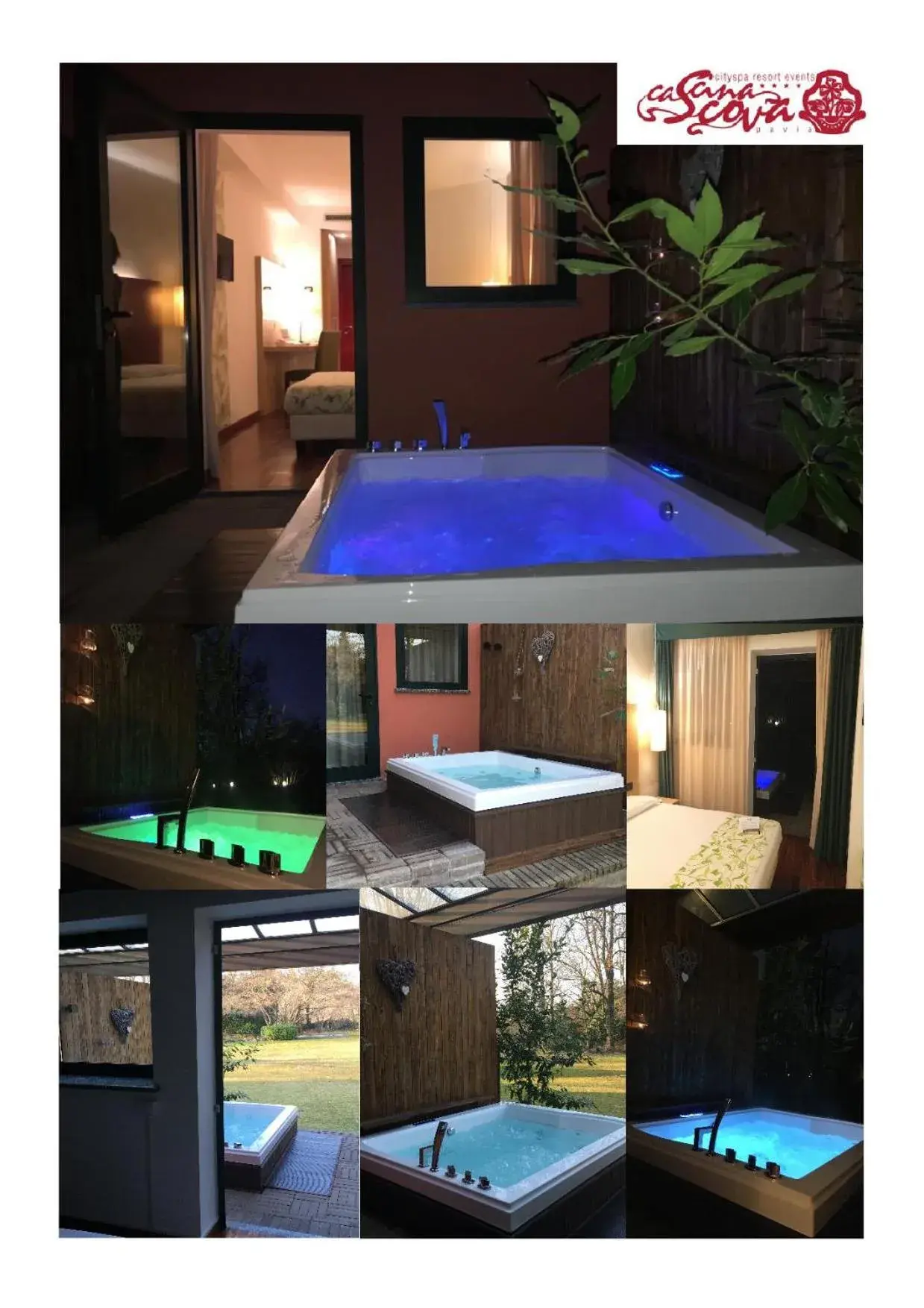 Hot Tub in Cascina Scova Resort