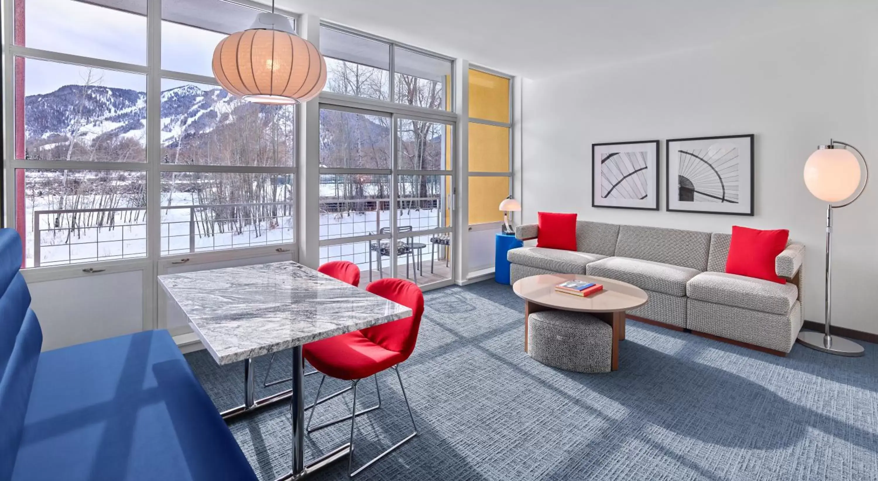 Living room, Seating Area in Aspen Meadows Resort