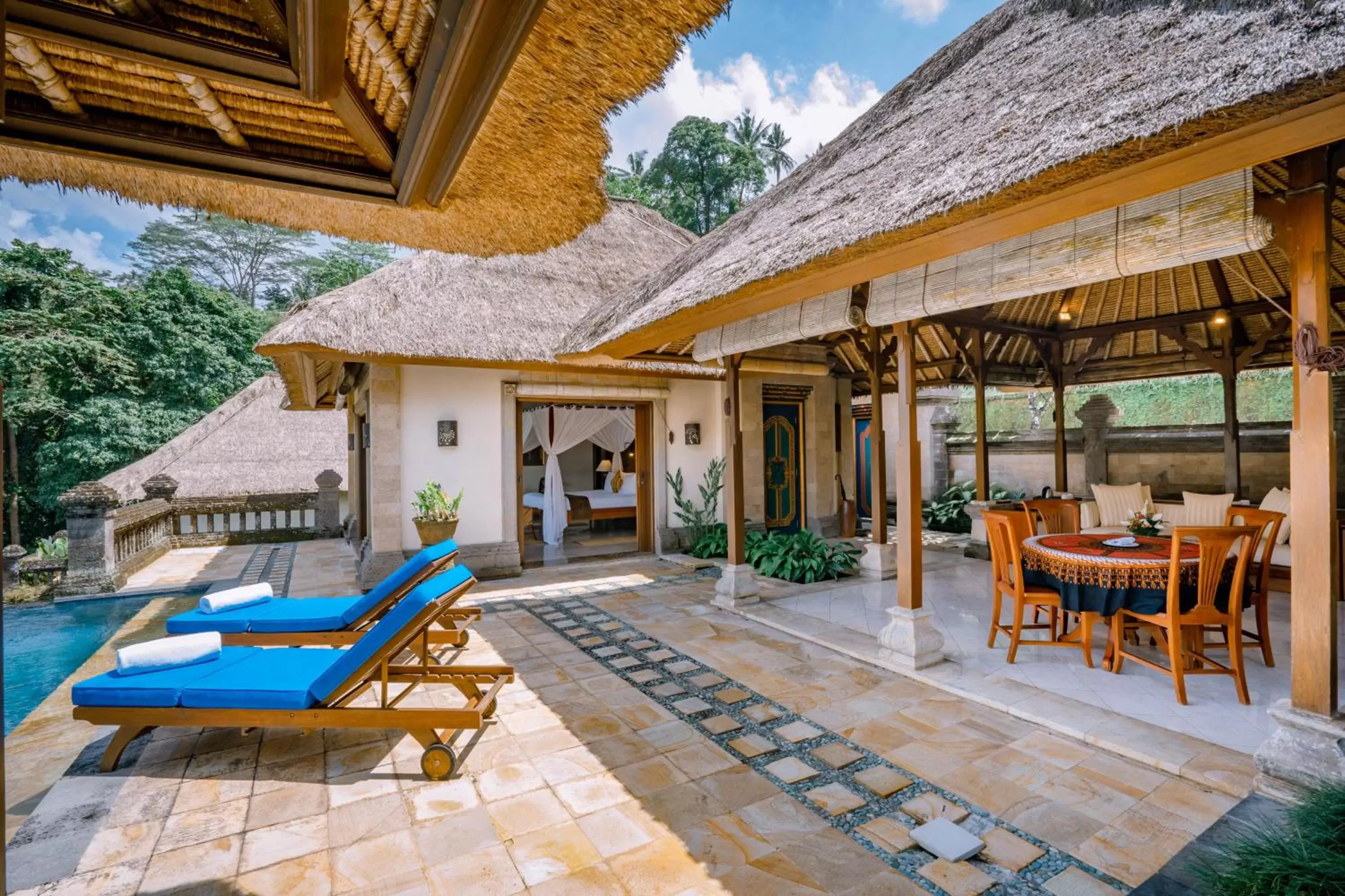 Living room, Swimming Pool in Puri Wulandari A Boutique Resort & Spa - CHSE Certified