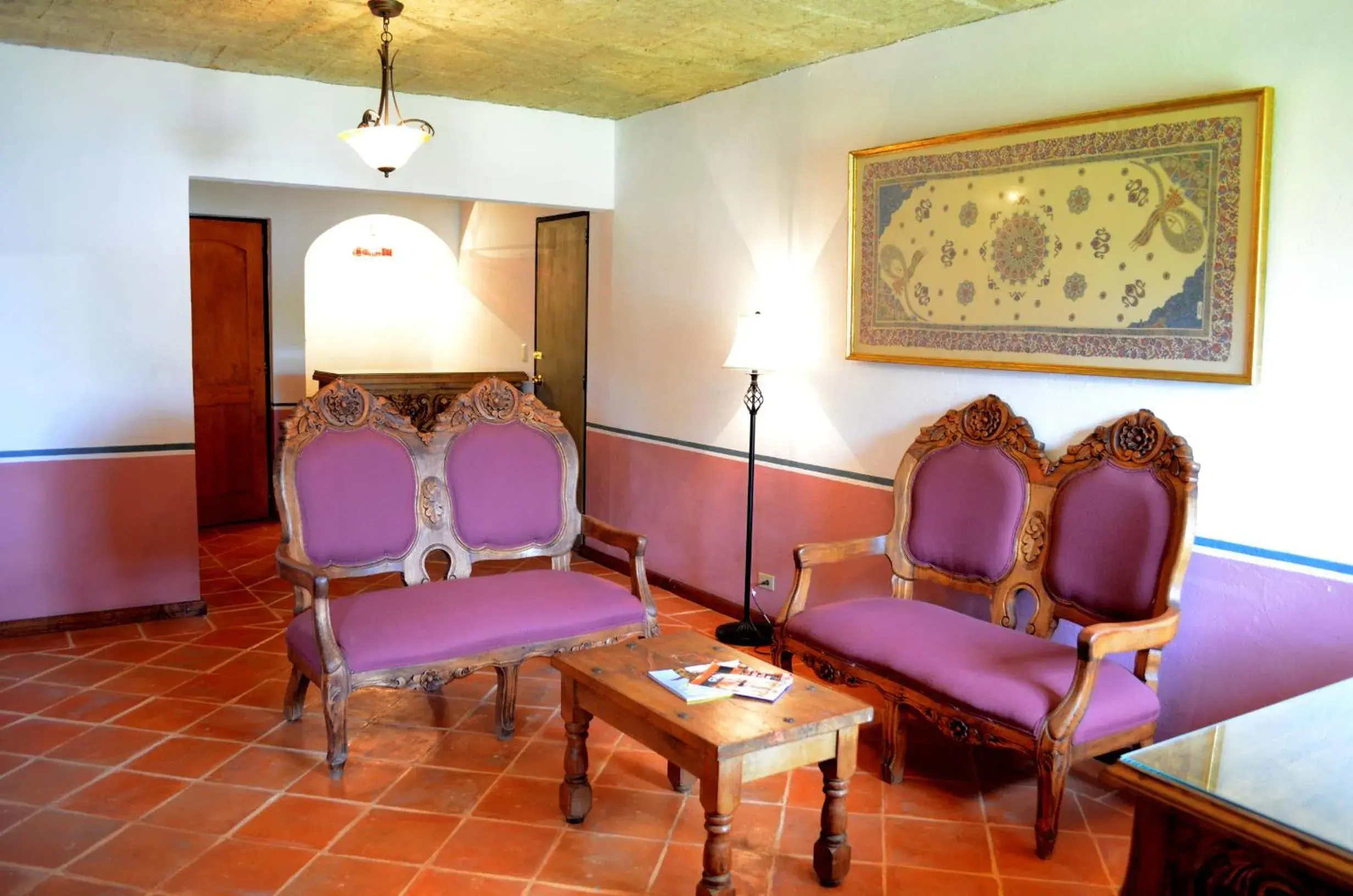 Decorative detail, Seating Area in Posada de la Aldea