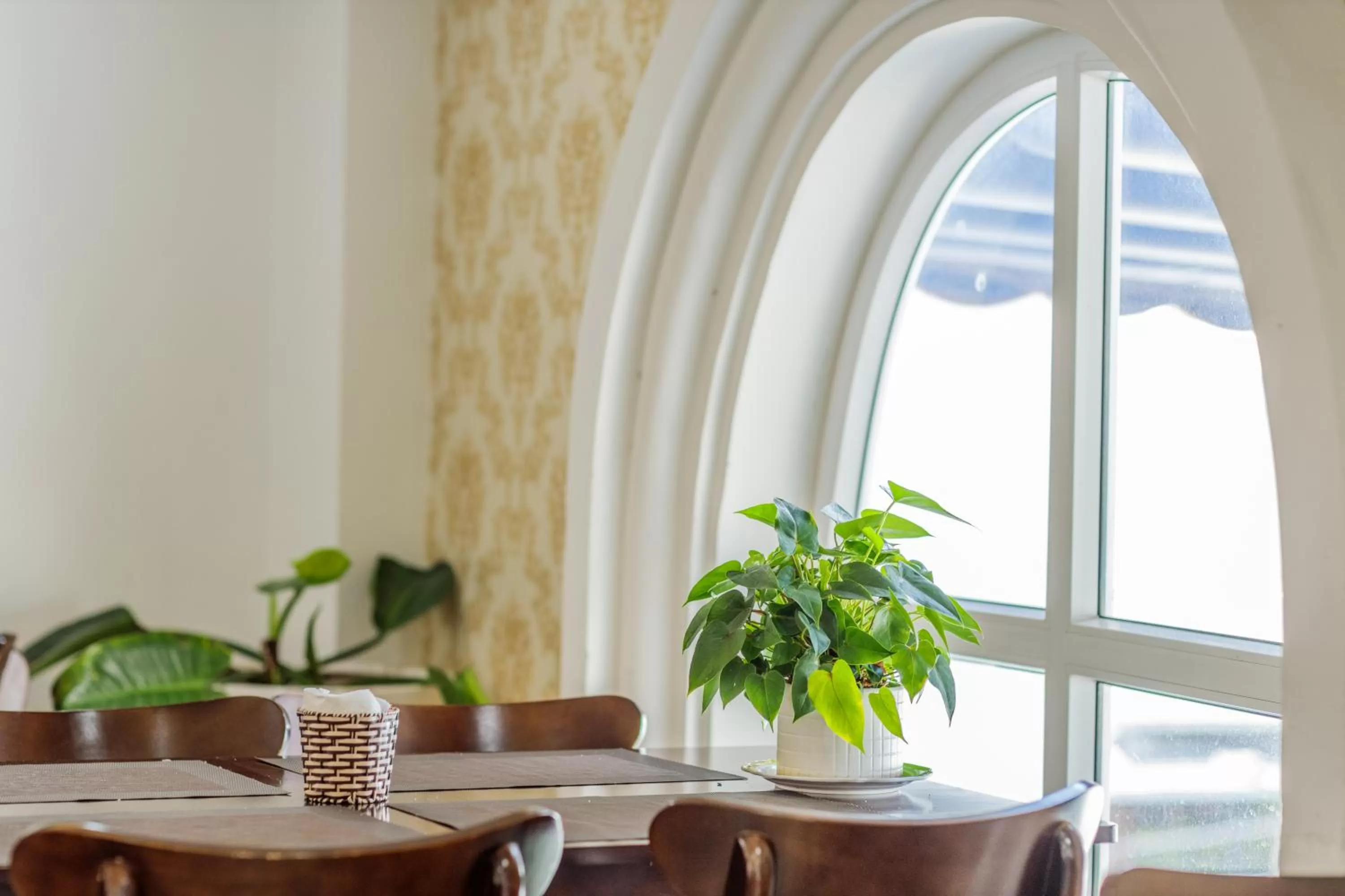 Seating area in President Hotel