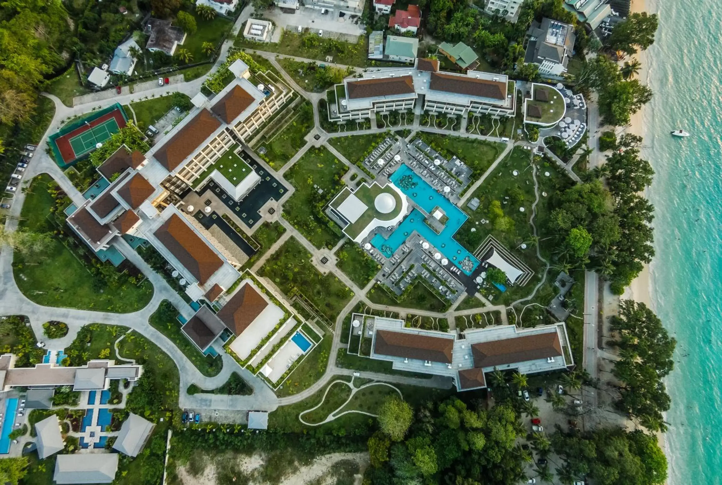 Bird's eye view, Bird's-eye View in Savoy Seychelles Resort & Spa