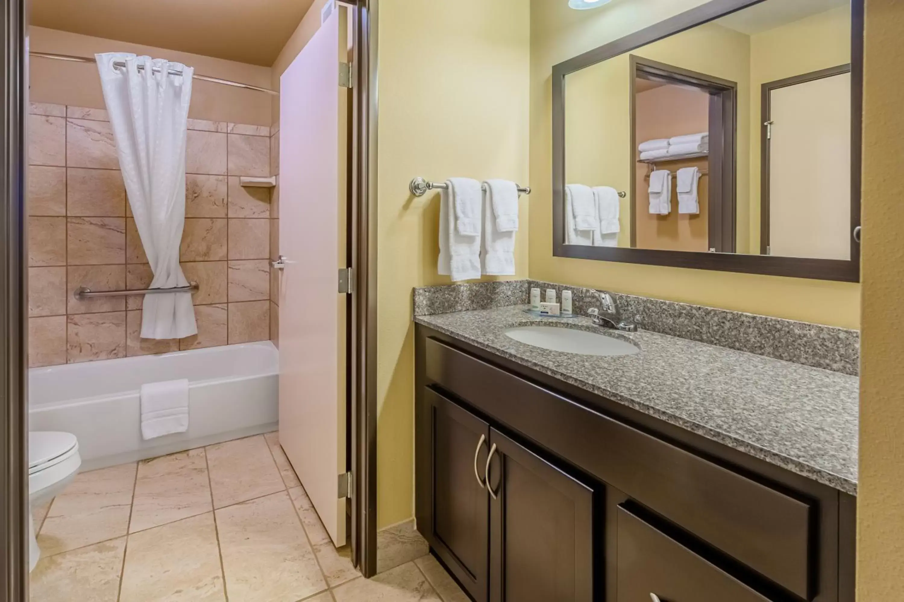 Shower, Bathroom in Landmark Suites - Williston