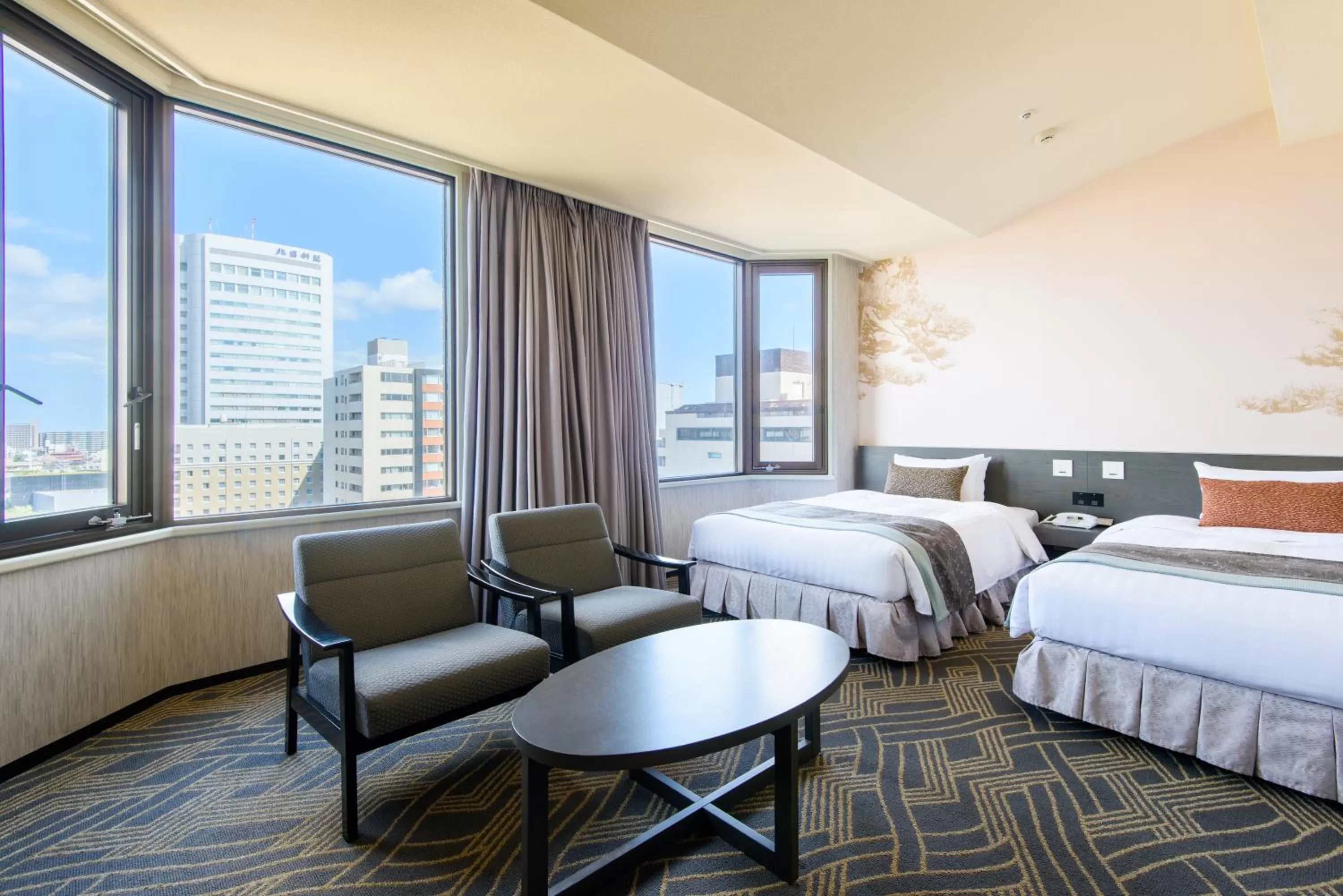 Photo of the whole room, Bed in Kanazawa Tokyu Hotel