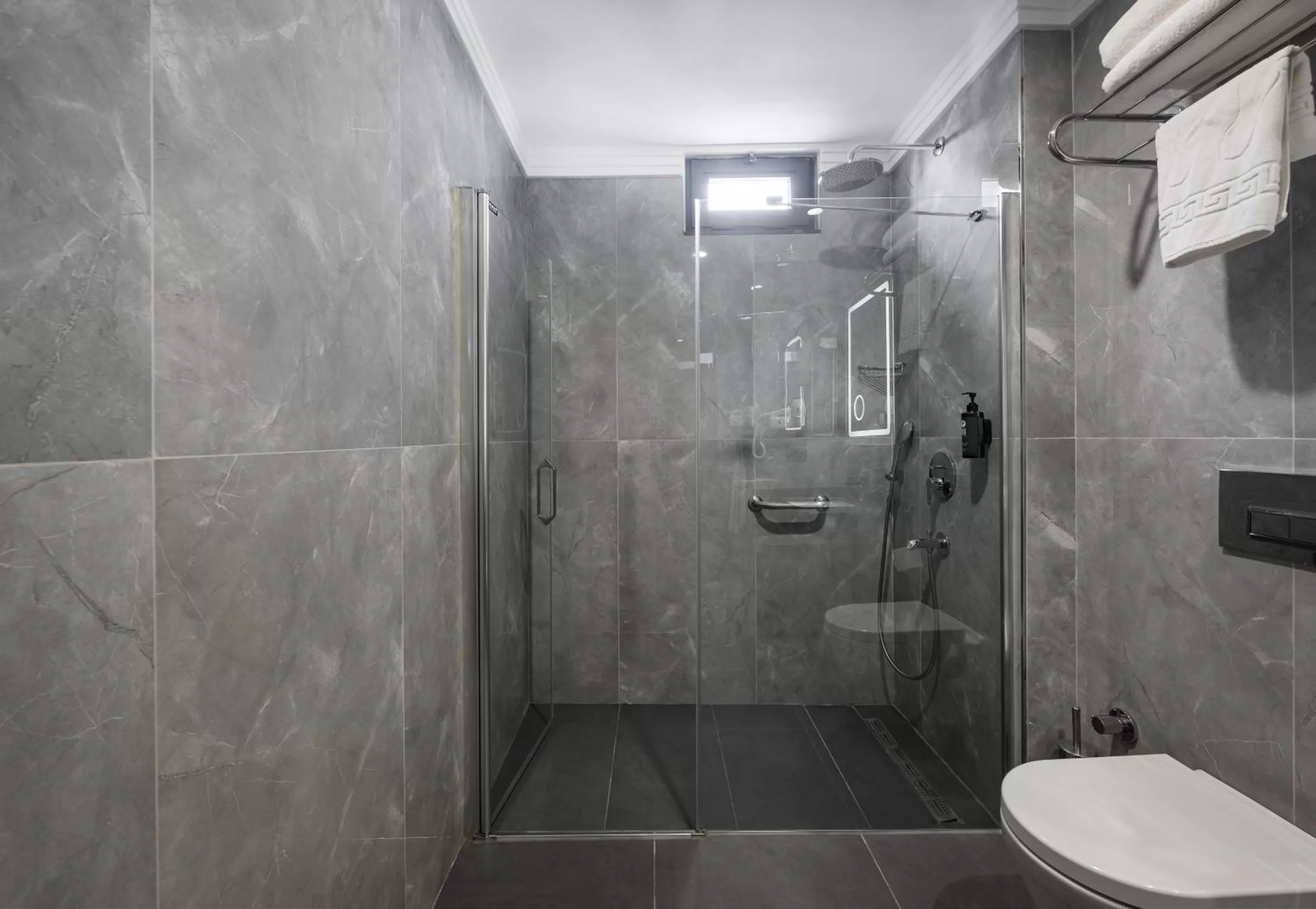Shower in Ramada Encore by Wyndham Istanbul Sisli