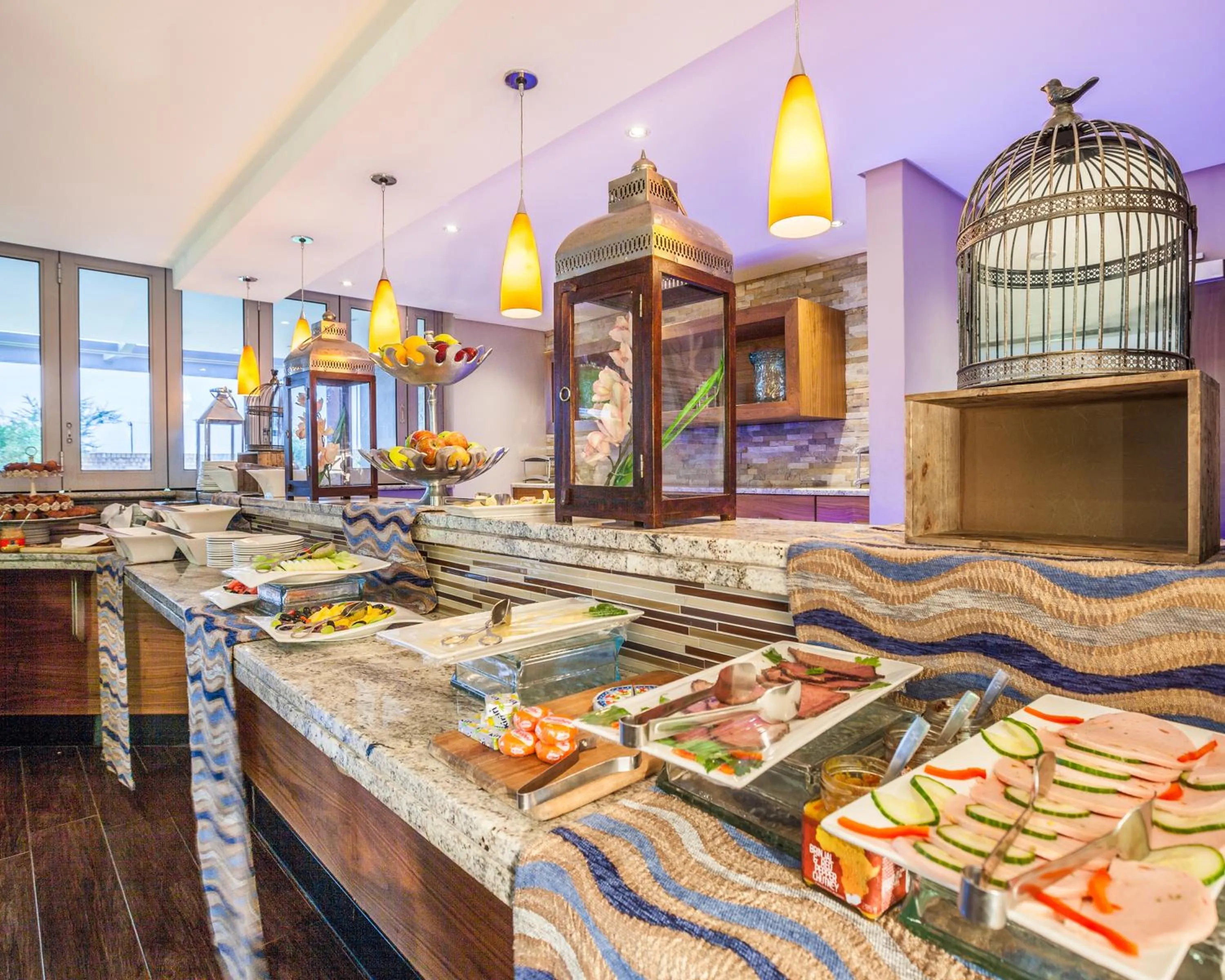 Food and drinks in Town Lodge Gaborone