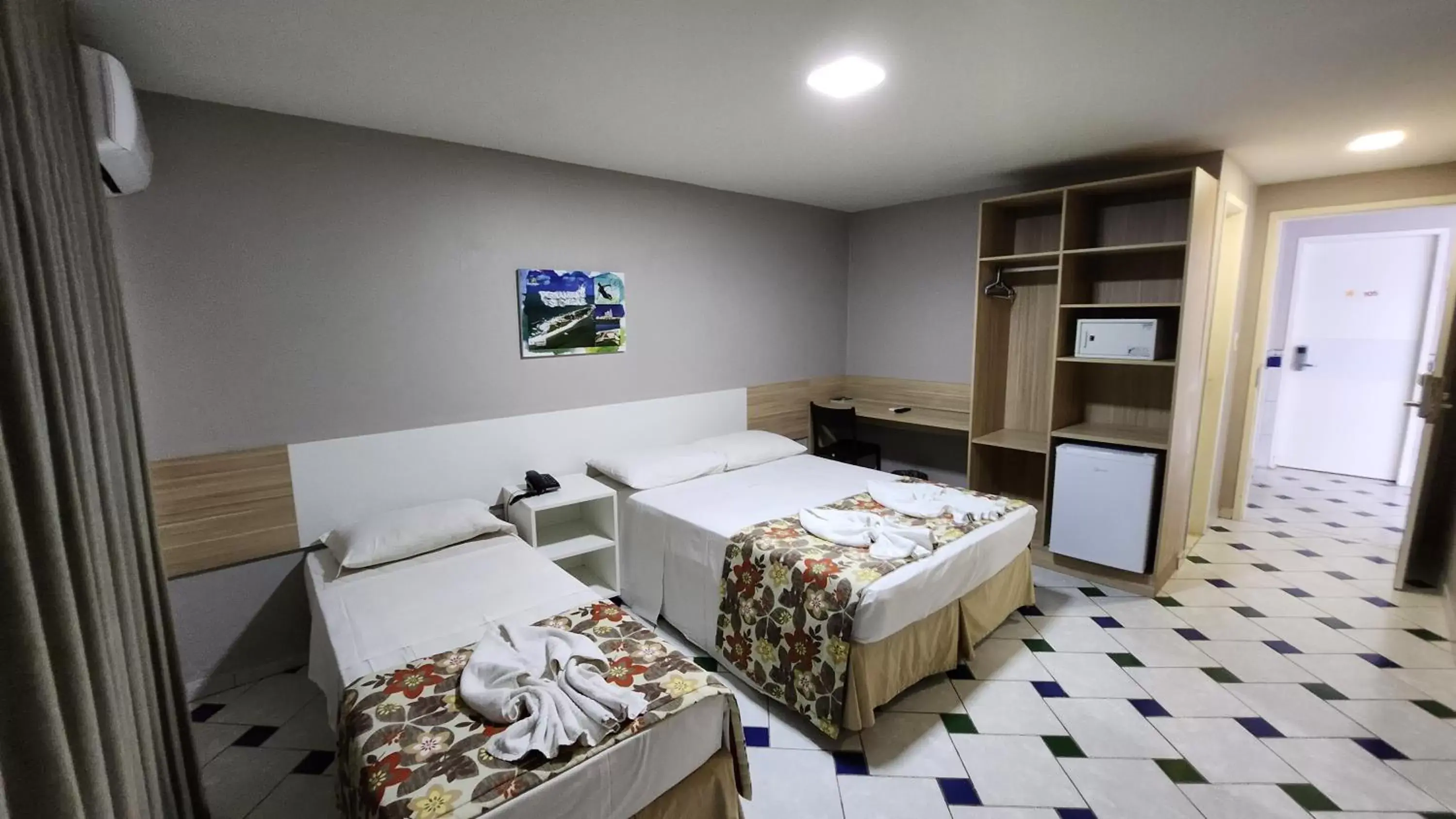 Bed in Hotel Enseada dos Corais Bed in Hotel Enseada dos Corais