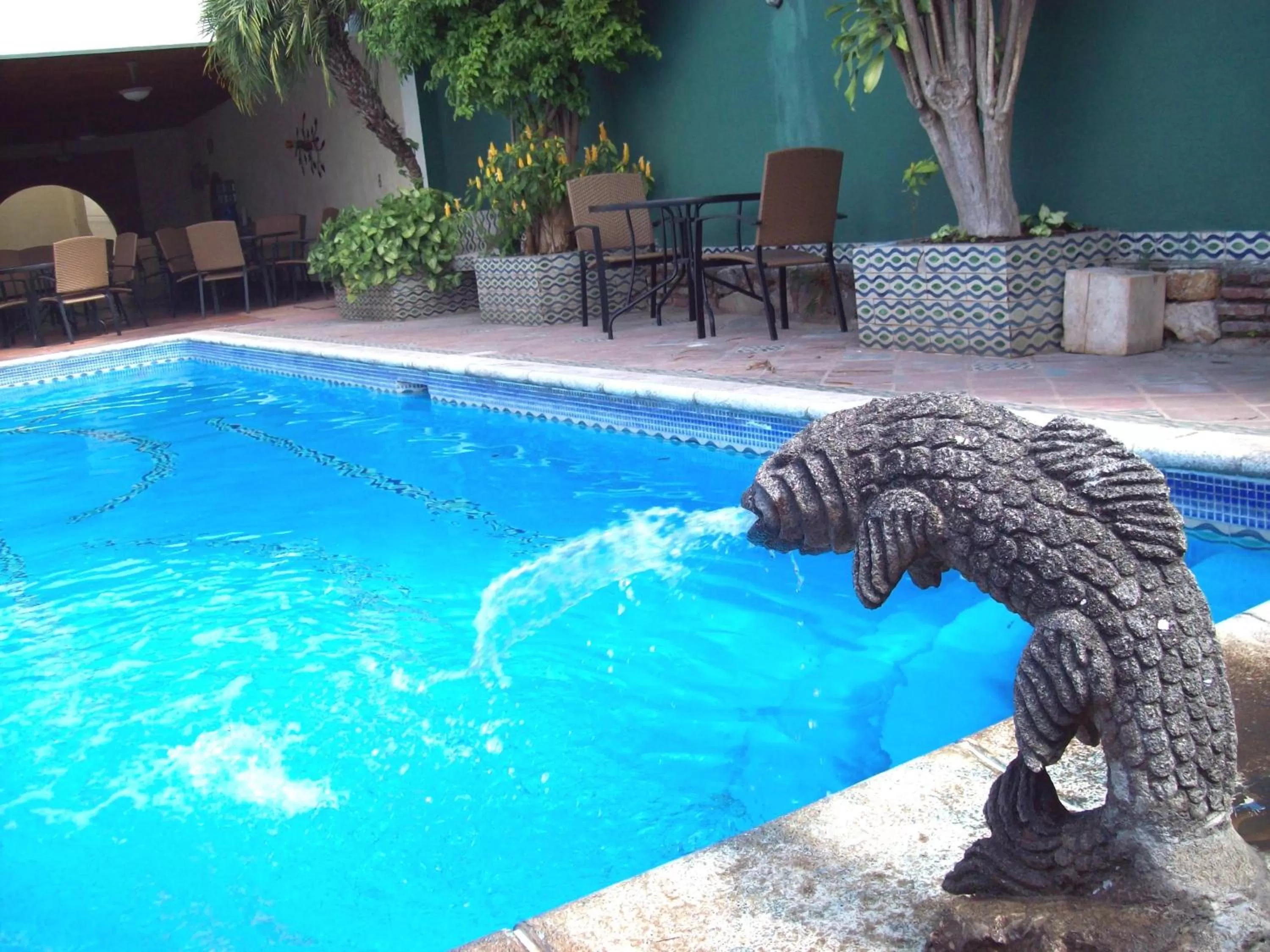 Swimming pool in Hotel Casa del Parque by AHS