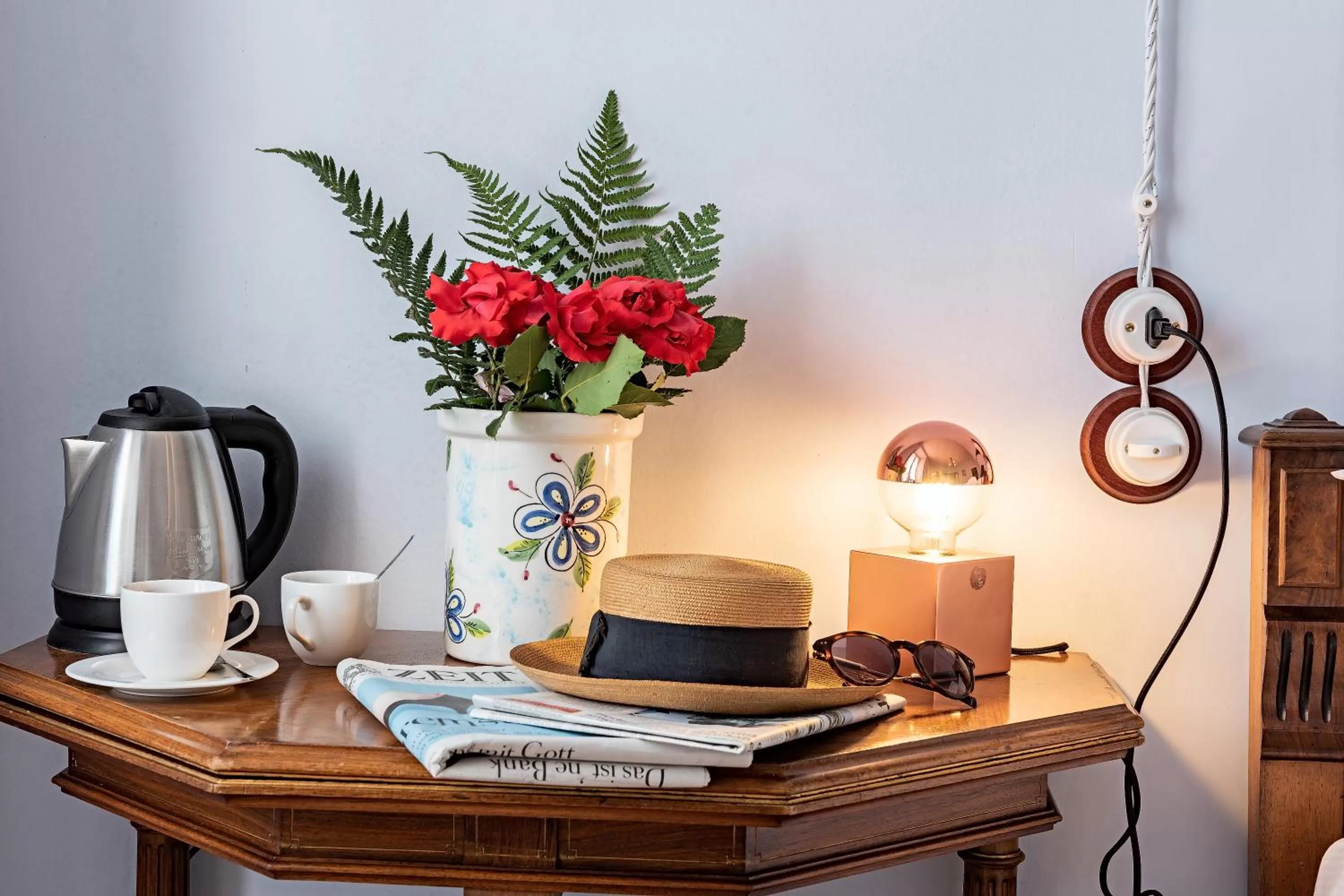 Coffee/tea facilities in B&B Villa Rosalinda