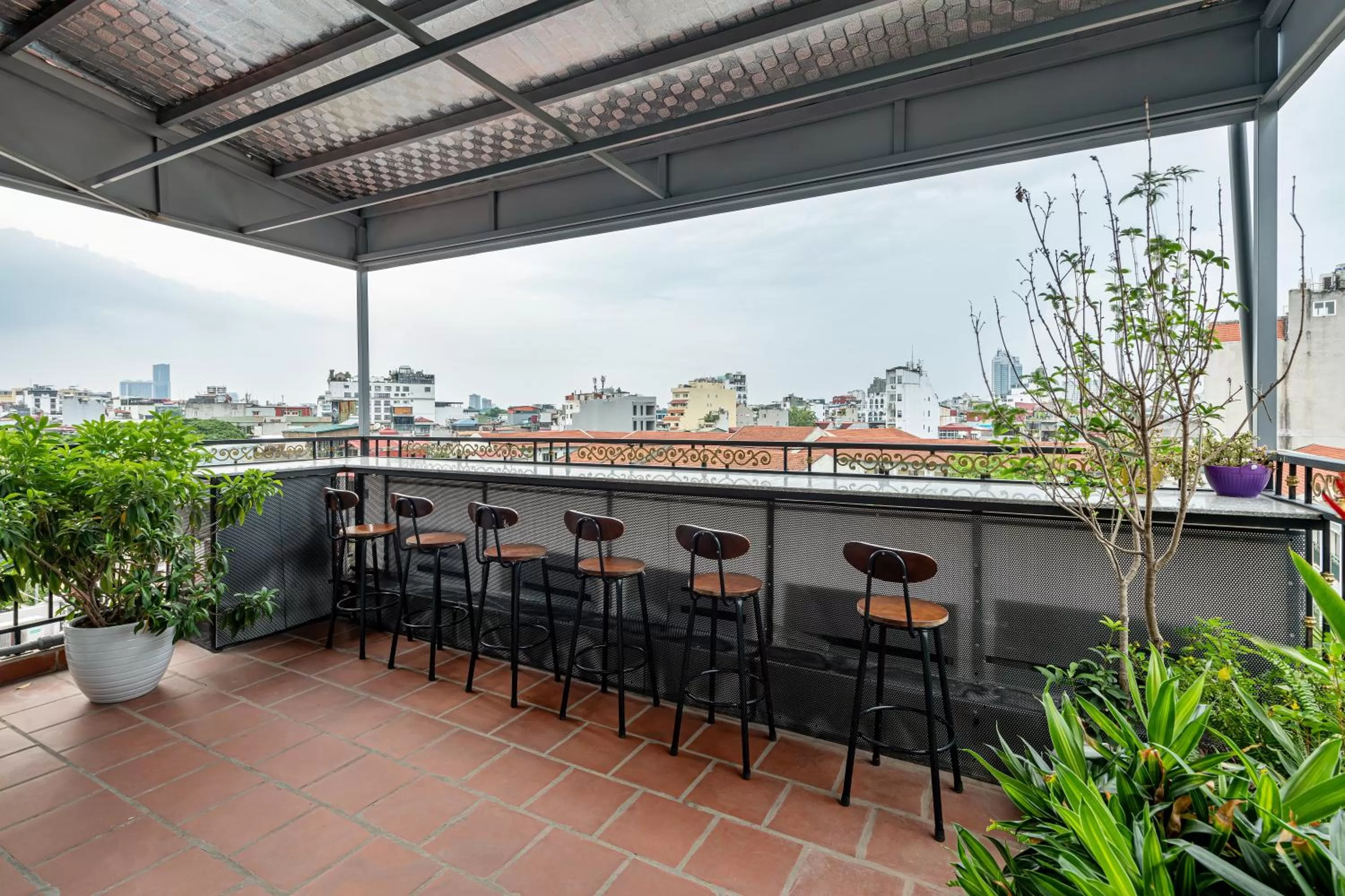 Balcony/Terrace in Golden Sun Hotel