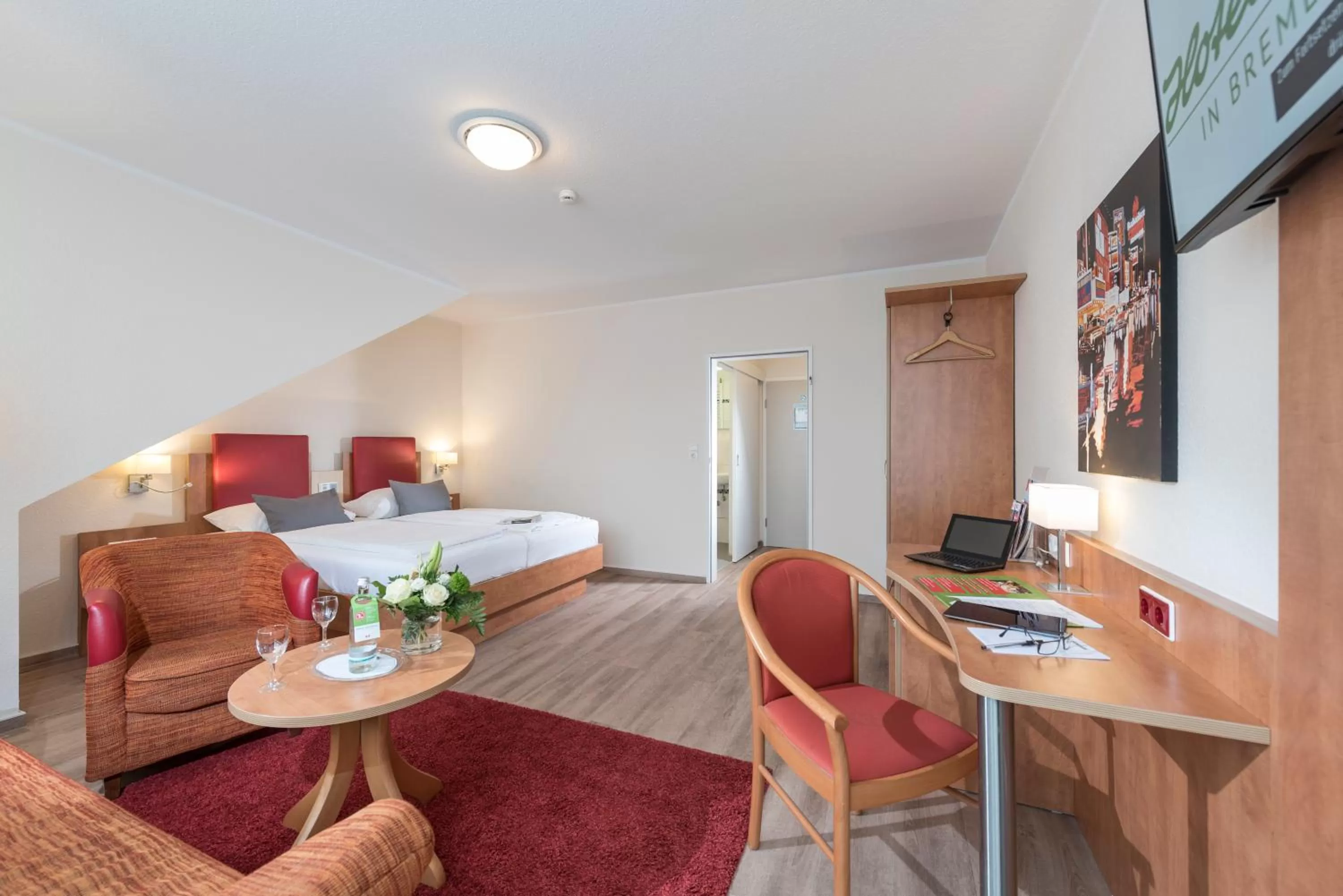 Photo of the whole room, Bed in Hotel Westfalia