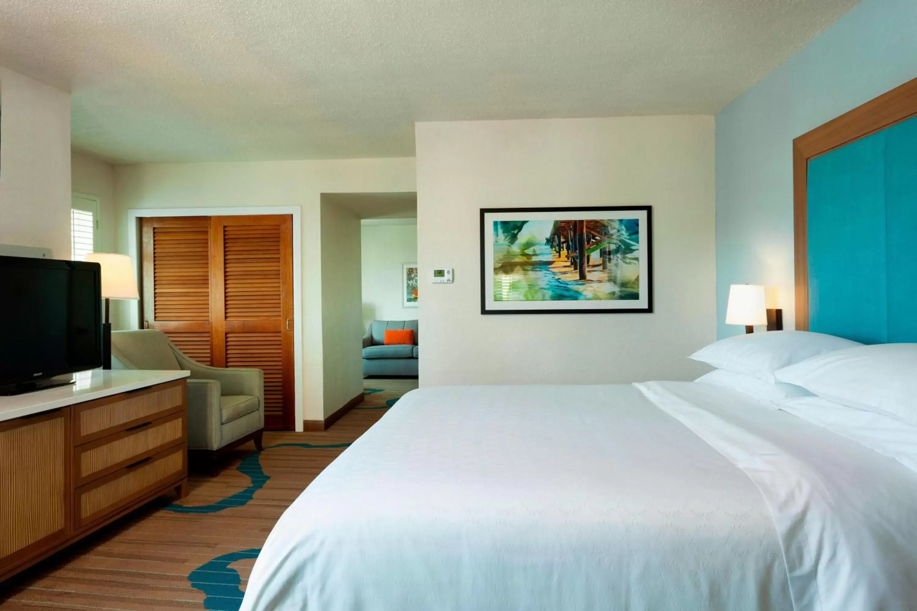 Bedroom, Bed in Sheraton Old San Juan Hotel