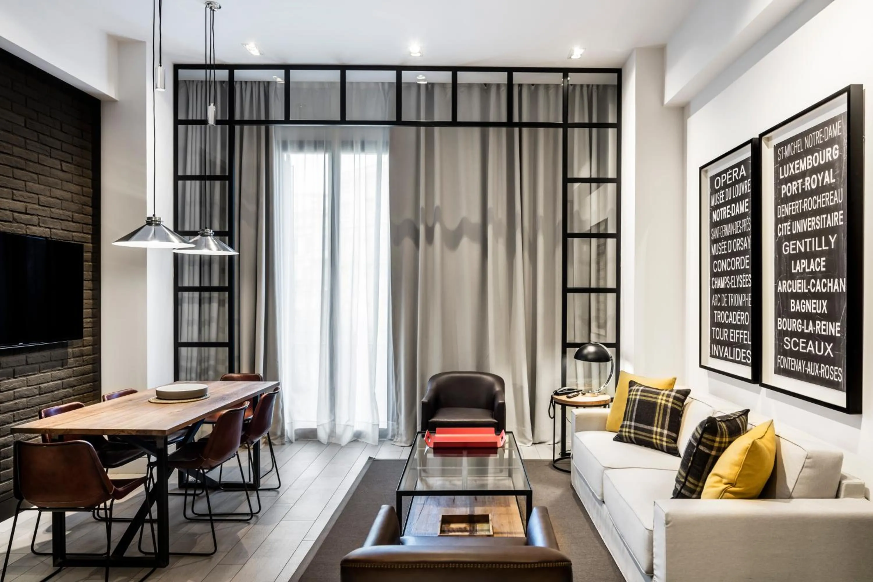 Living room in Midtown Apartments