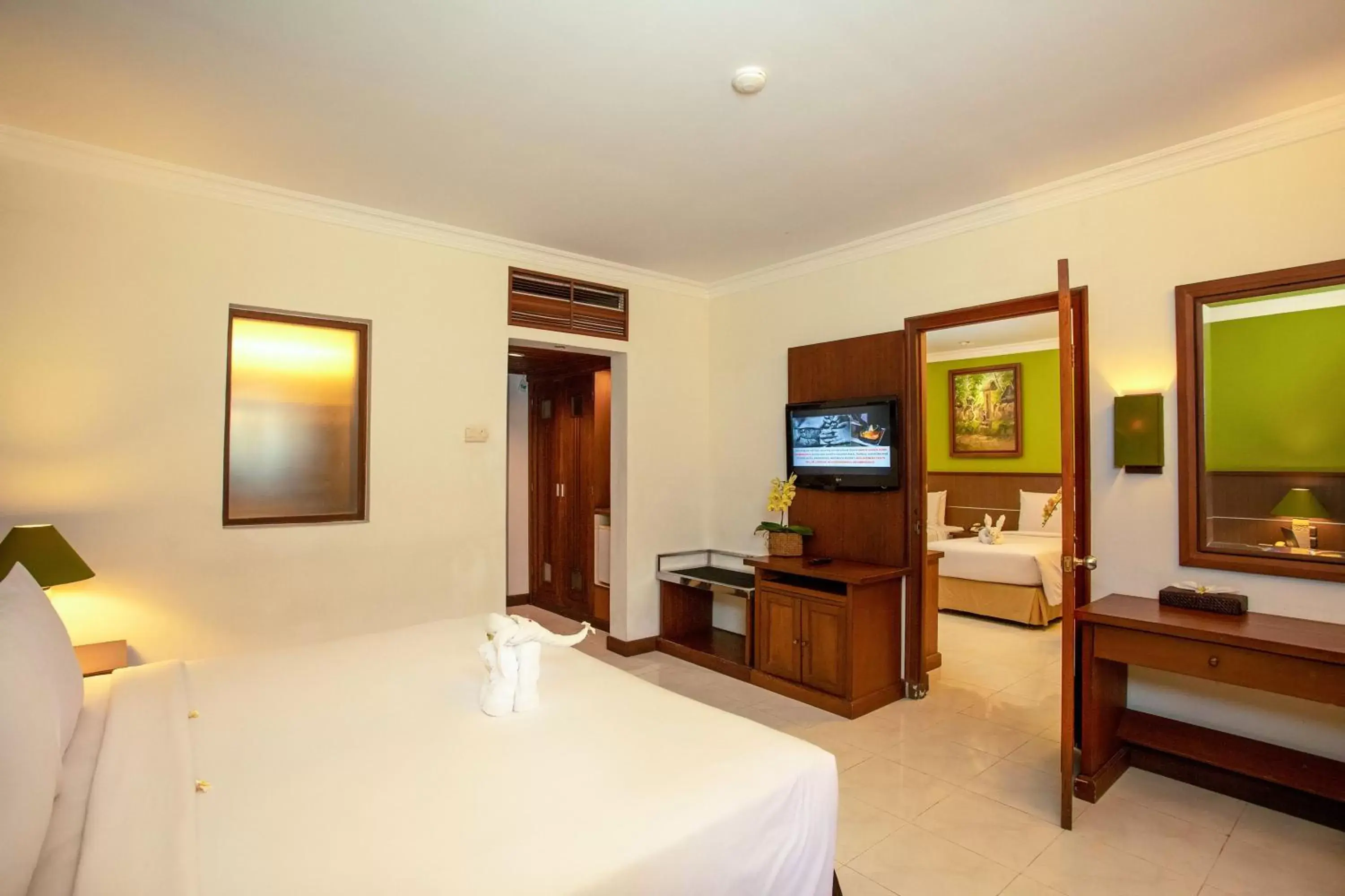 Bedroom, TV/Entertainment Center in Risata Bali Resort & Spa