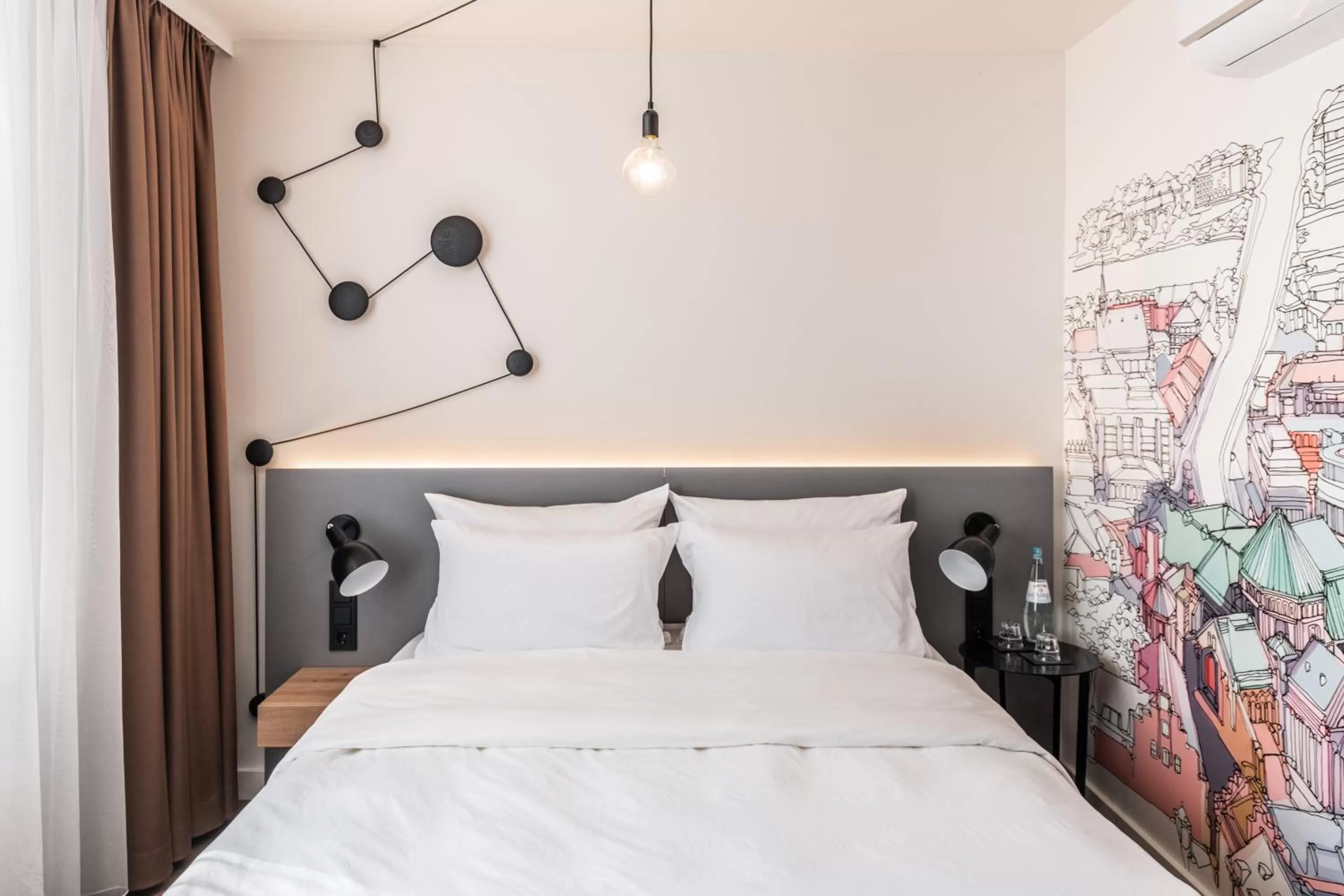 Bed in Pentahotel Bremen