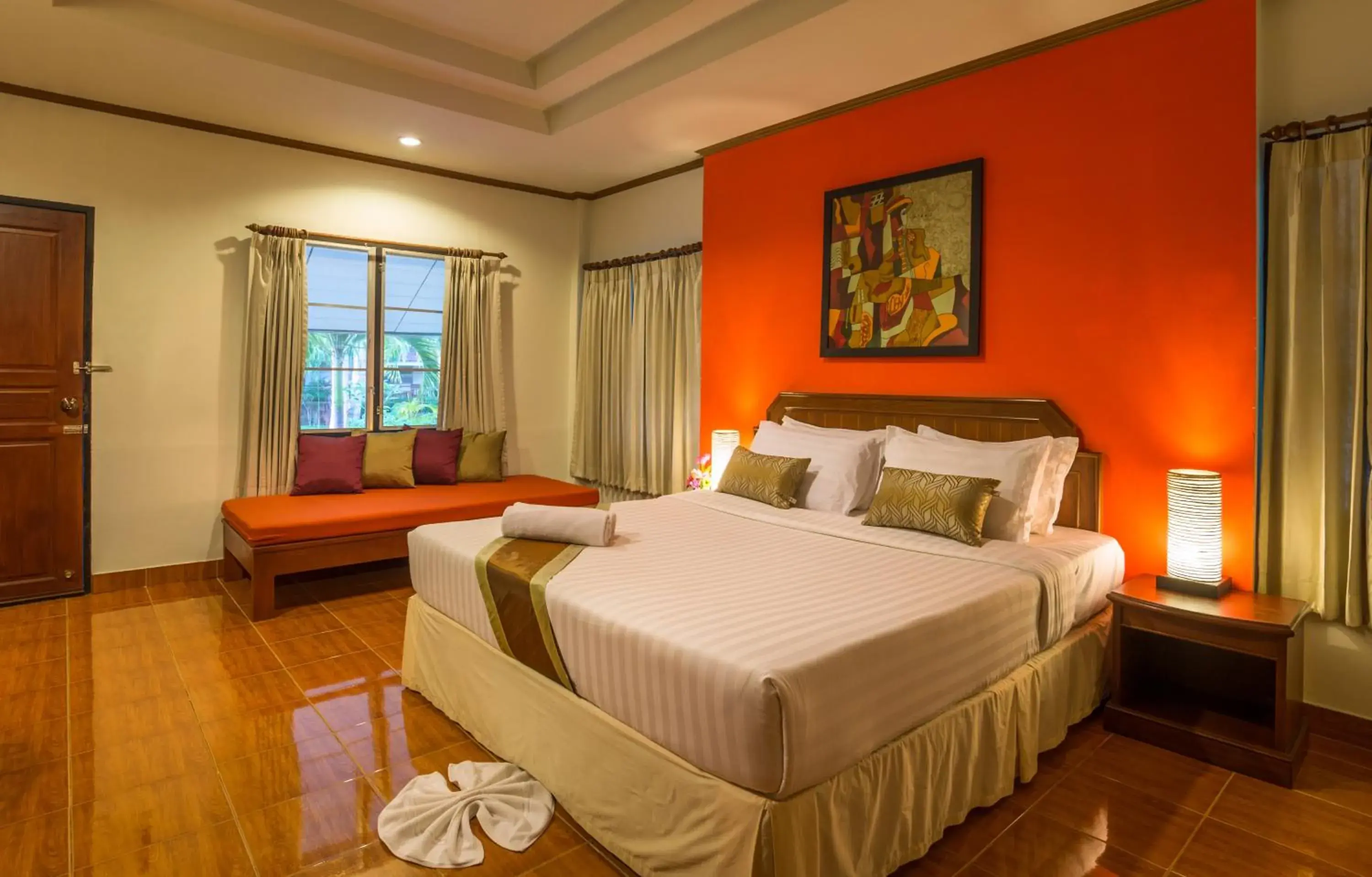 Bed in Lanta Manda Resort SHA Plus