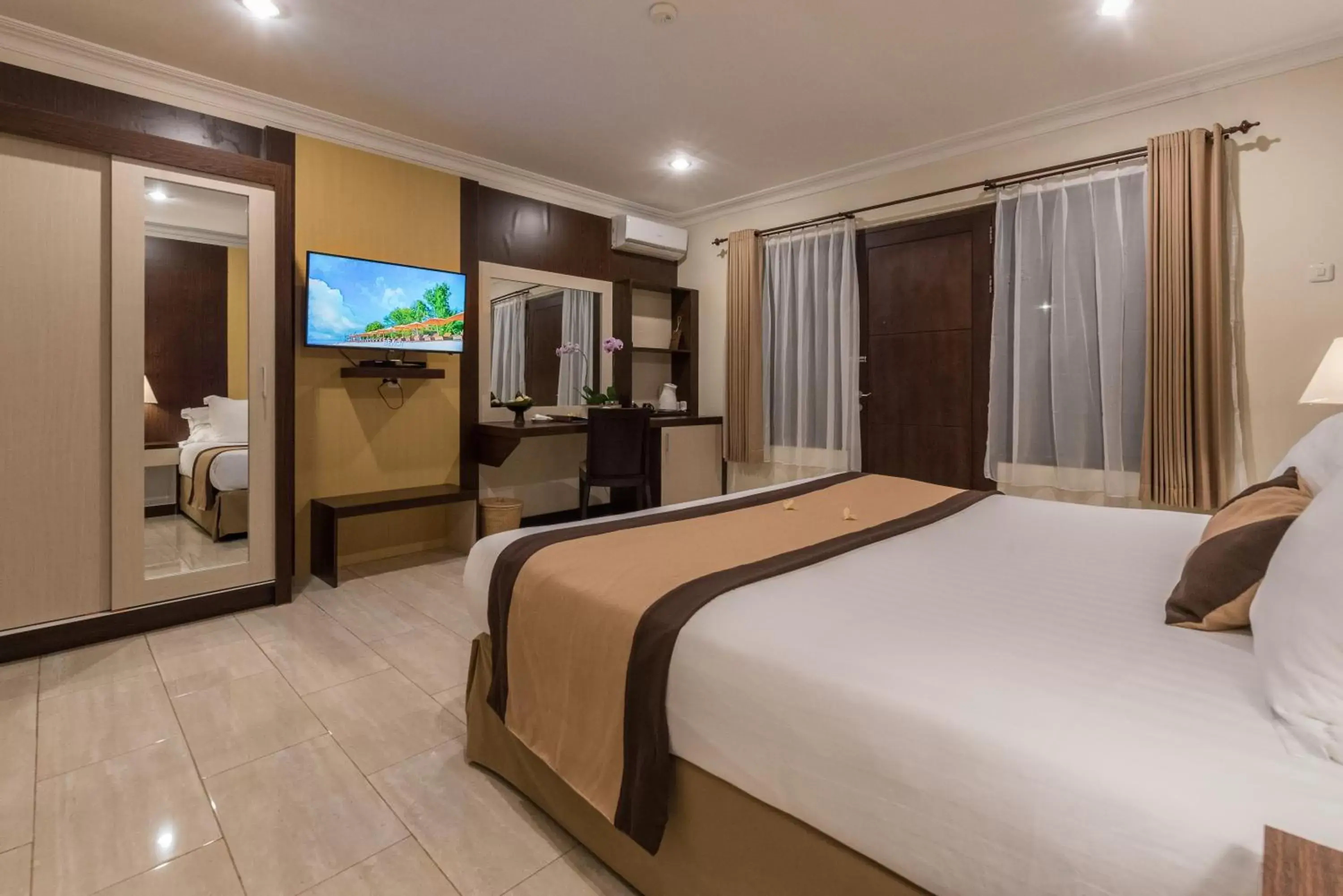 Bed in Vila Ombak Bed in Vila Ombak