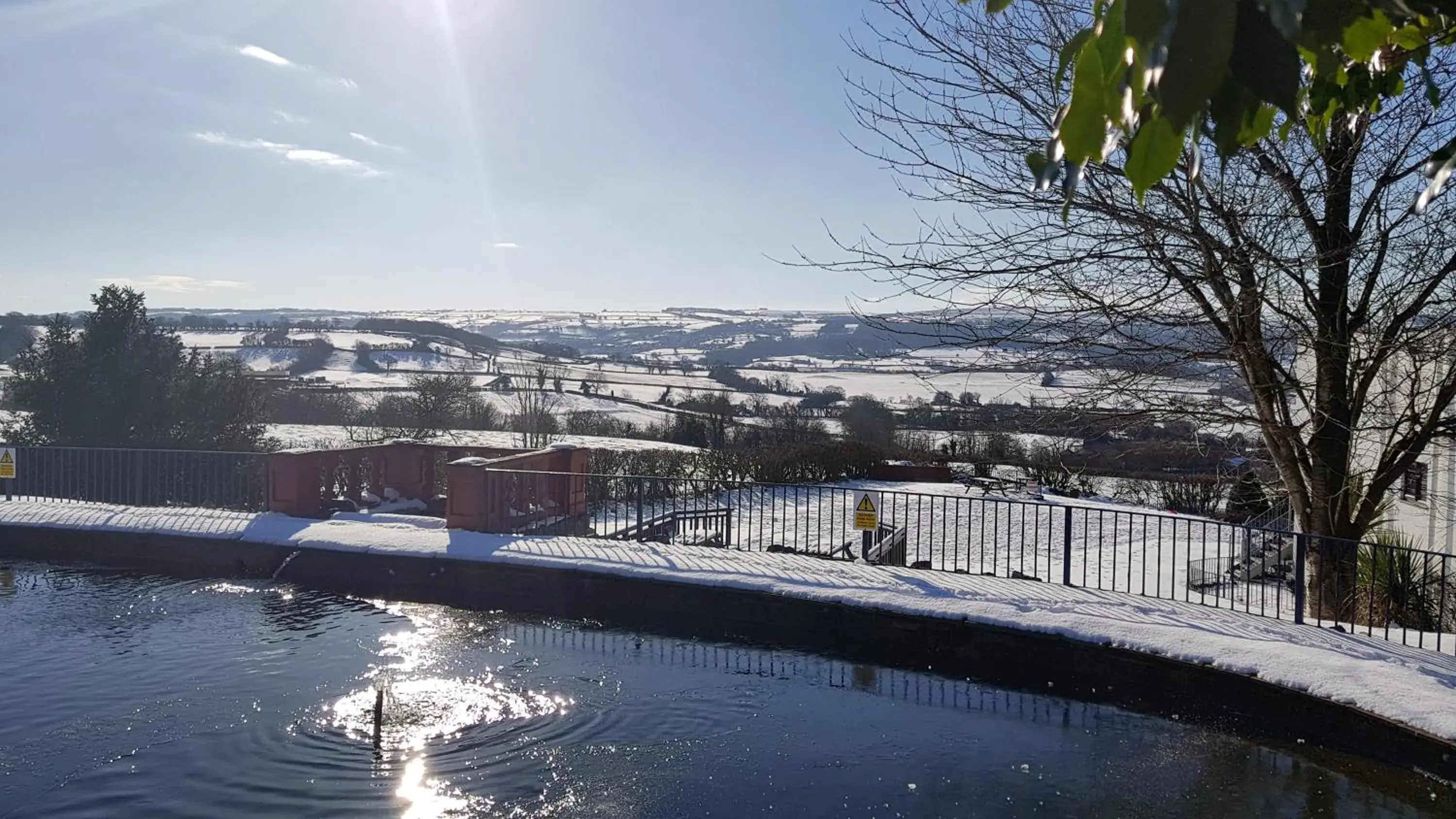 Winter, Swimming Pool in Redhill House