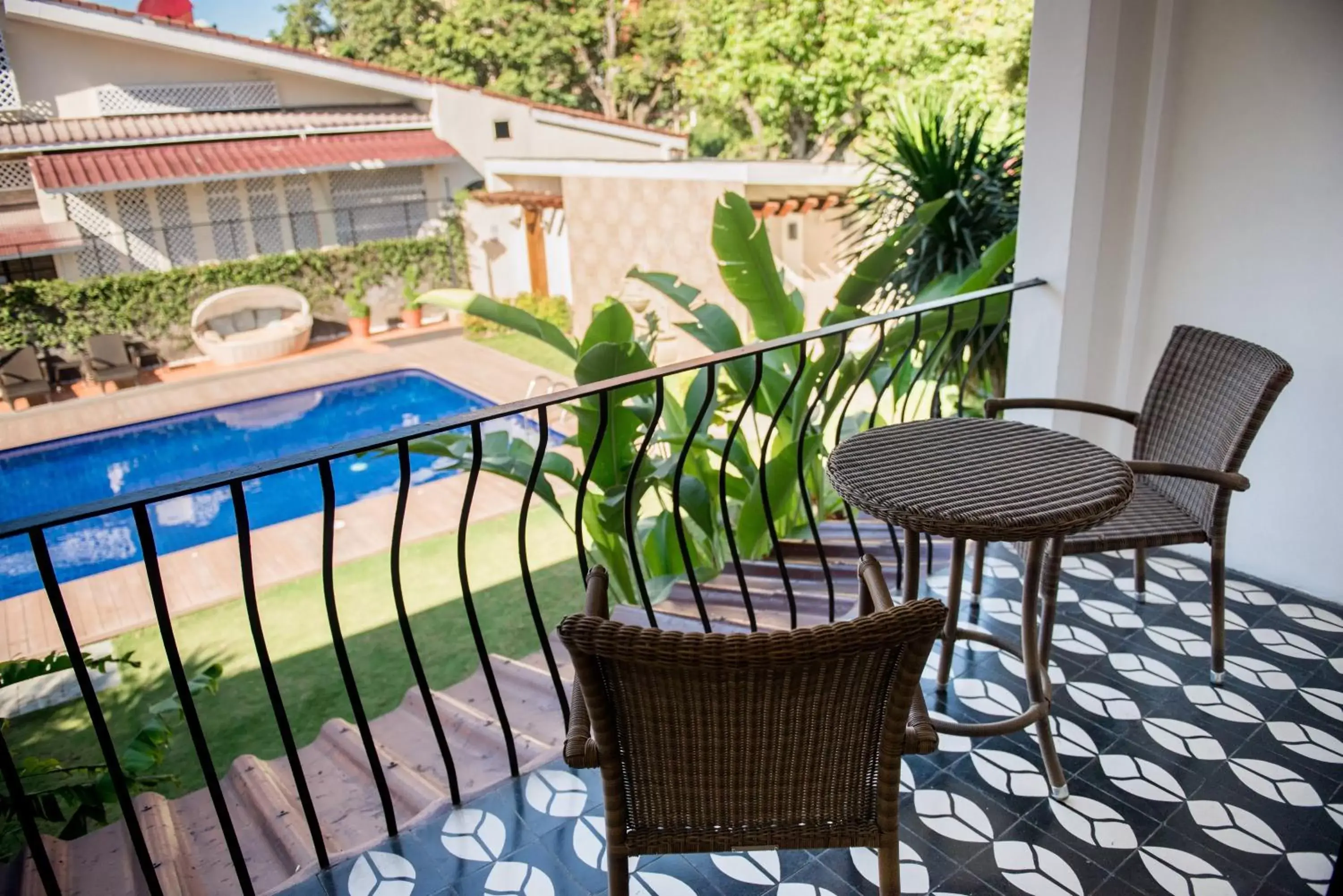 Pool View in Montebello Villa Hotel