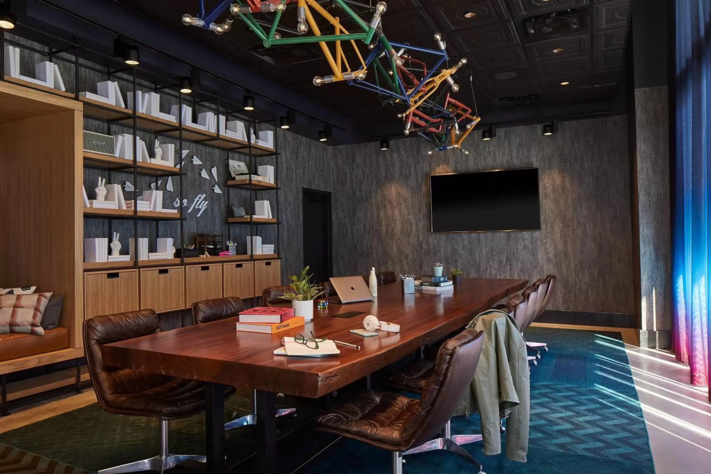 Meeting/conference room, Restaurant/Places to Eat in Moxy Atlanta Midtown