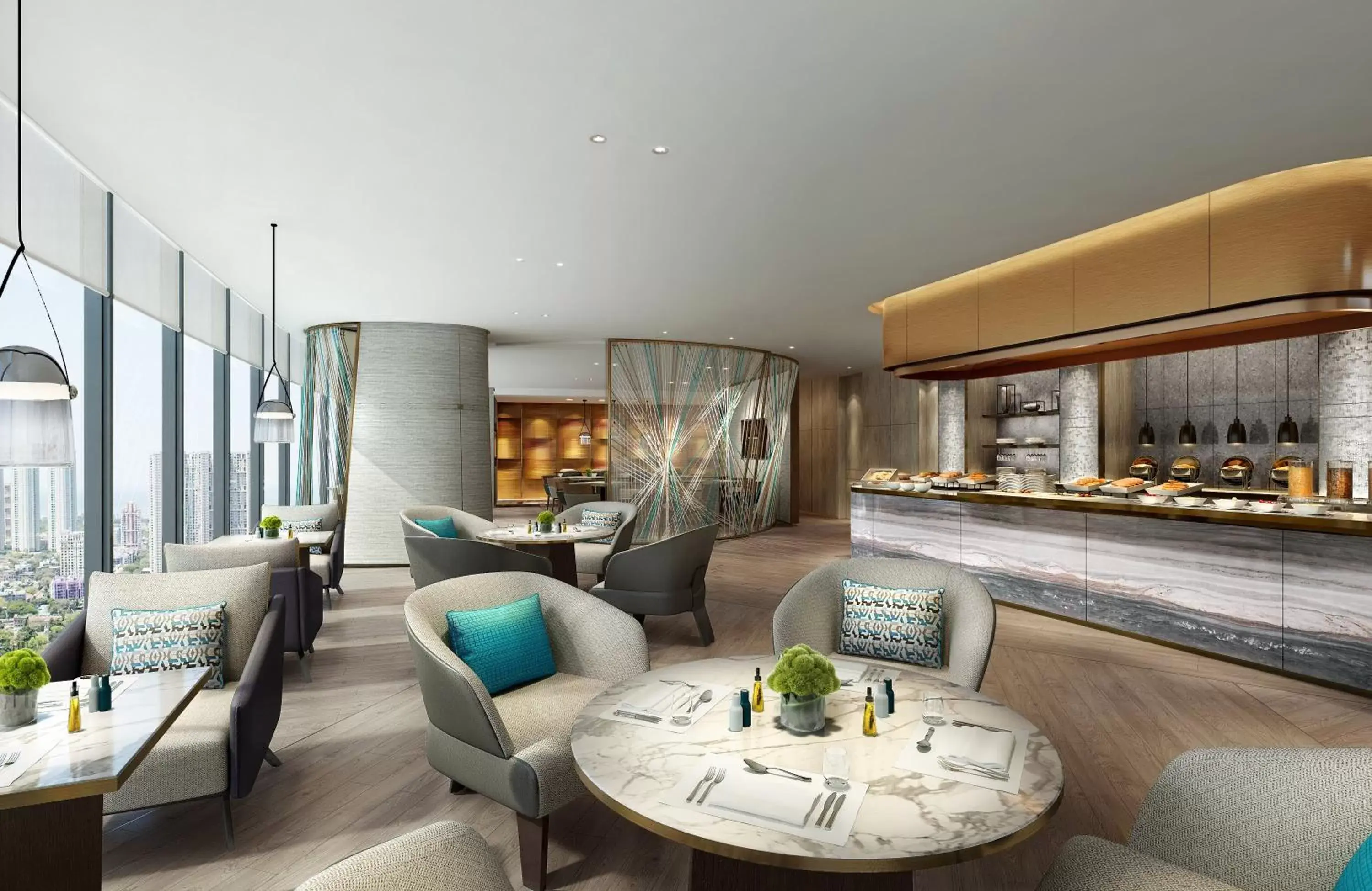 Lounge or bar in Crowne Plaza Quanzhou Riverview by IHG Lounge or bar in Crowne Plaza Quanzhou Riverview by IHG