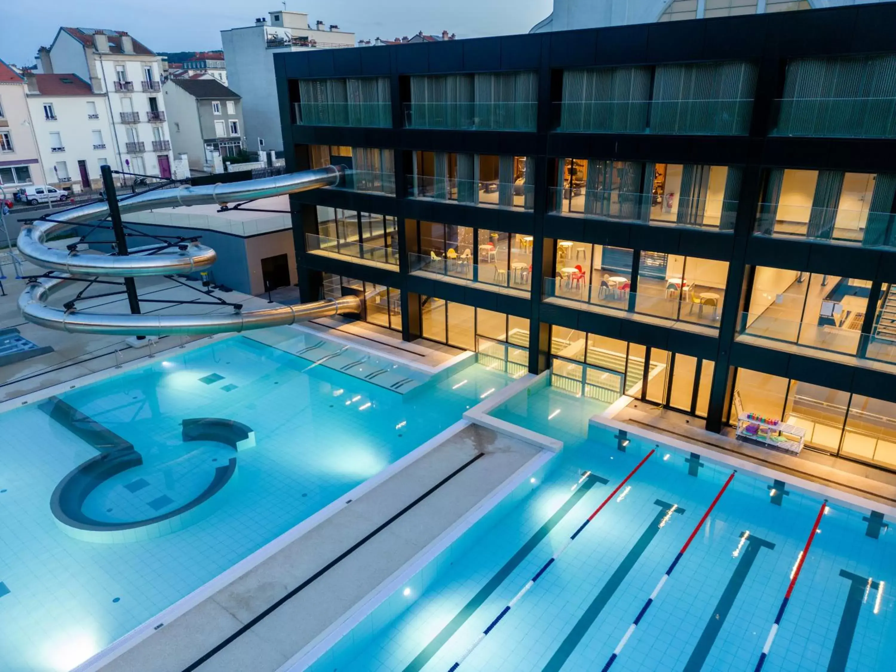 Pool View in Villa Thermae Nancy