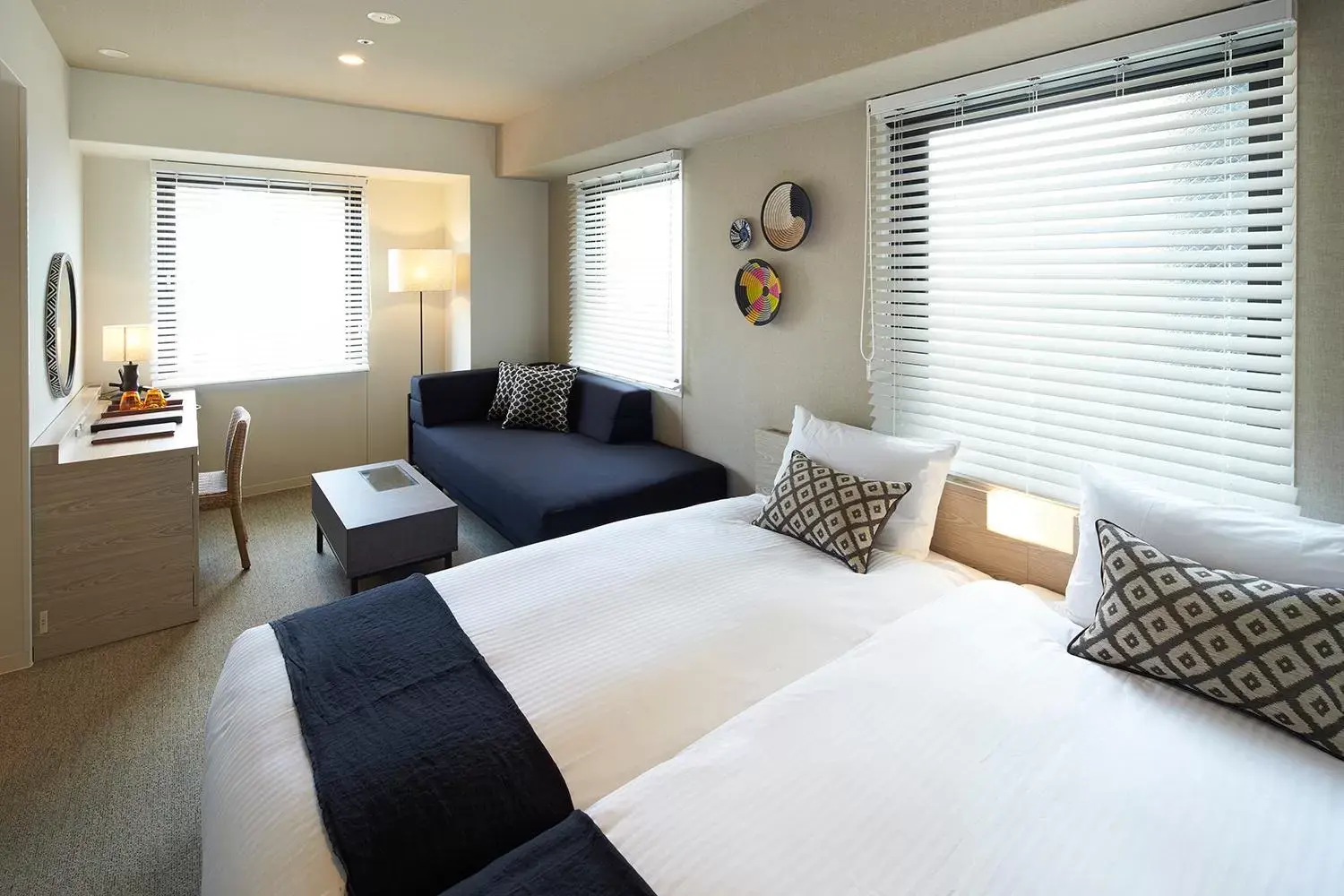 Bed in DEL style Osaka Higashi Temma by Daiwa Roynet Hotel