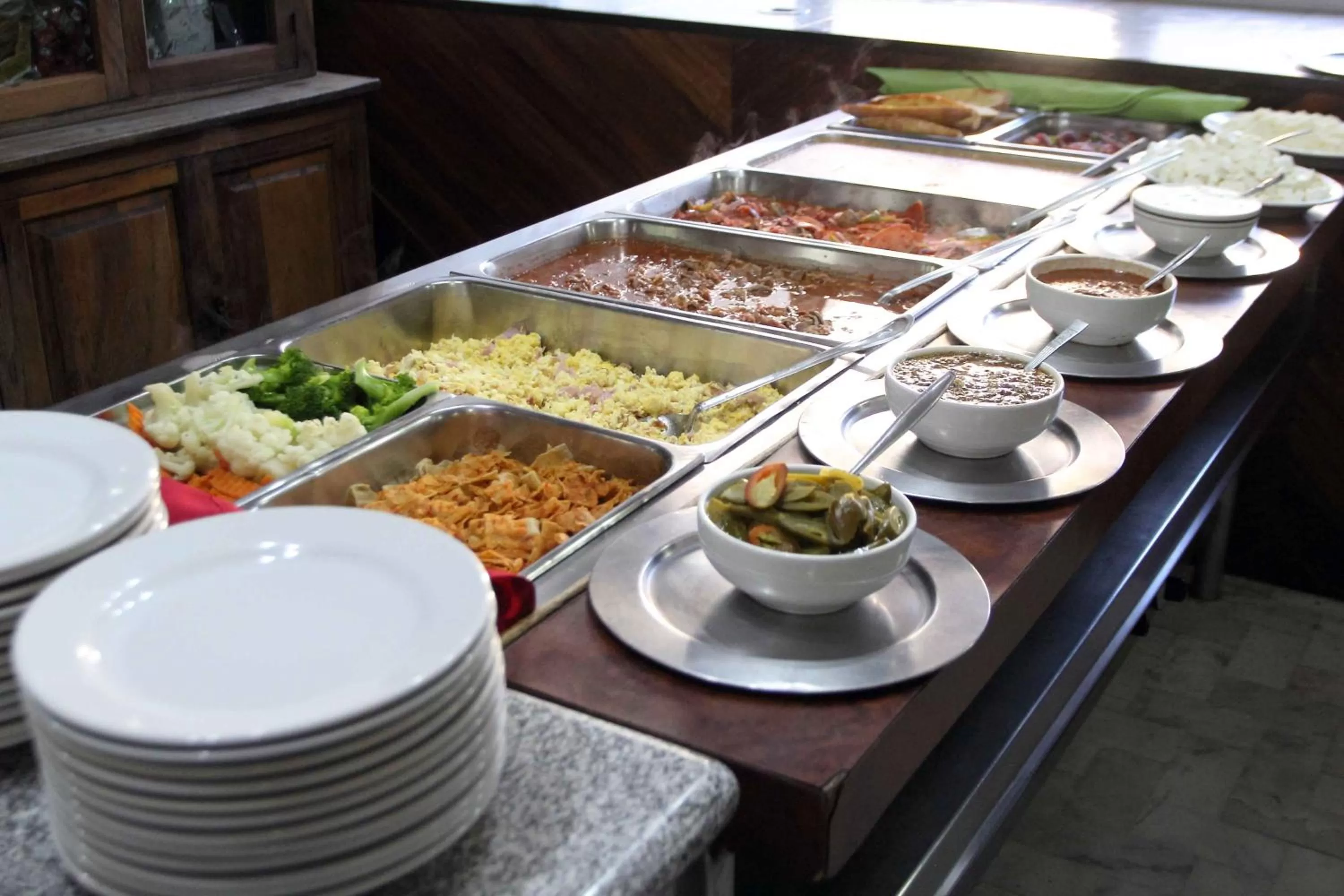 Dining area in Hotel Universo