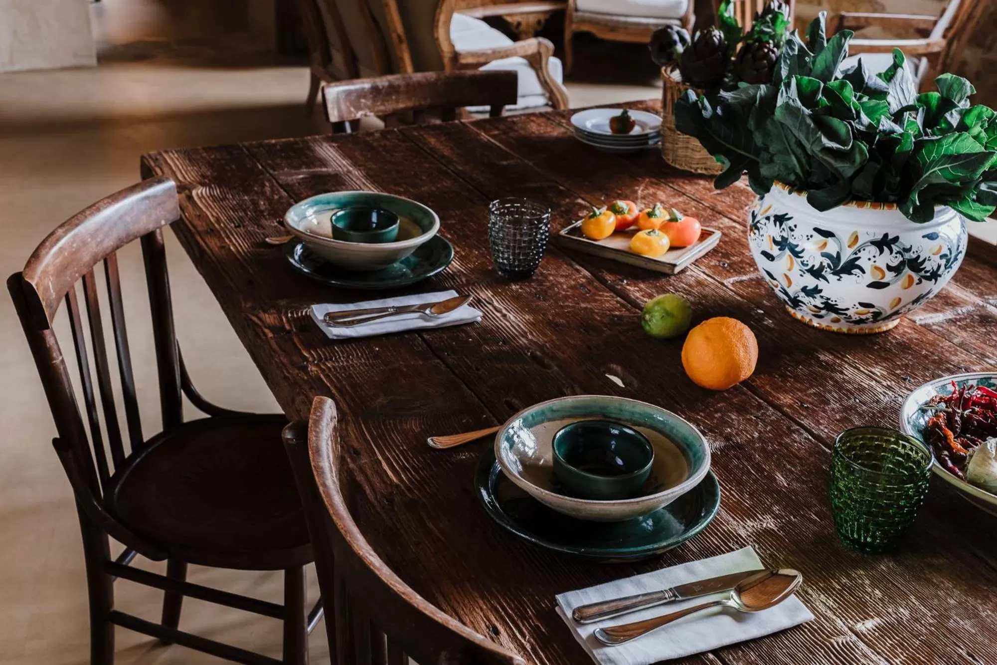 Dining Area in La pagliera