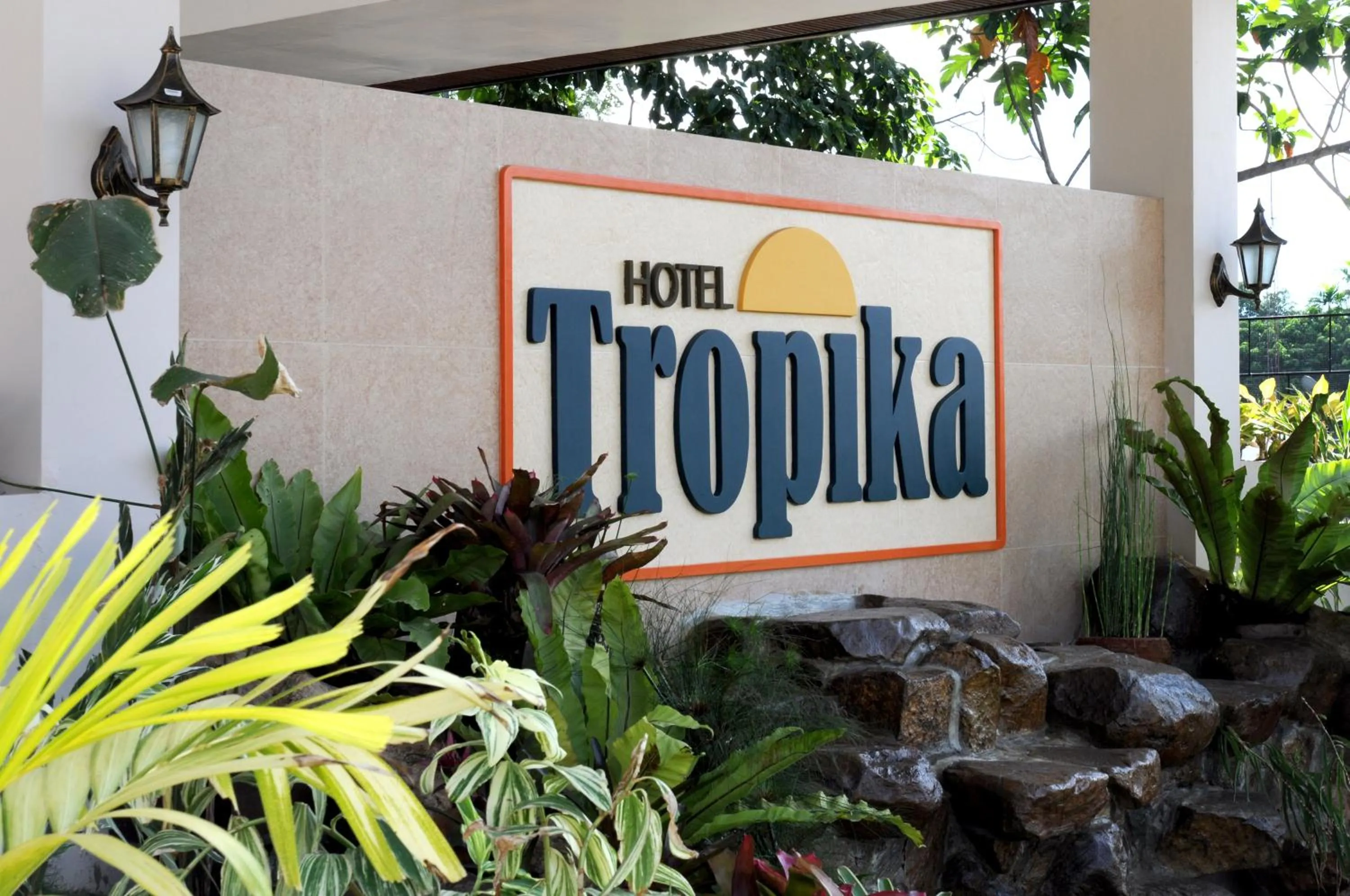 Property logo or sign in Hotel Tropika