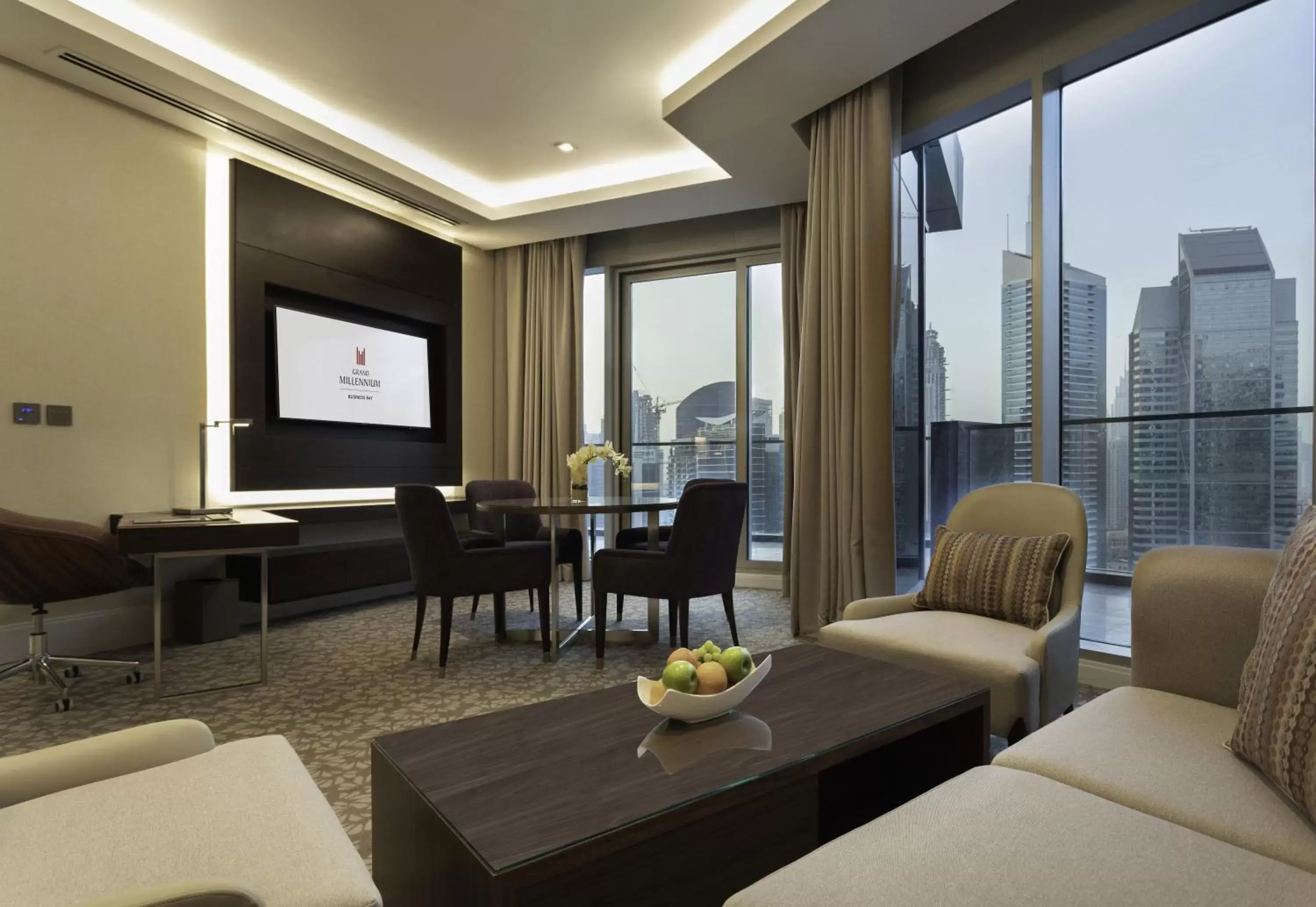 Living room in Grand Millennium Business Bay