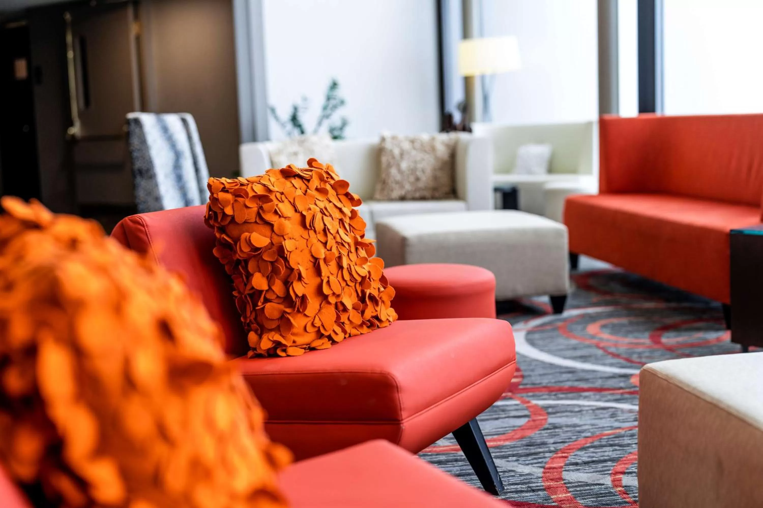 Seating area in The Verve Boston Natick, Tapestry Collection by Hilton