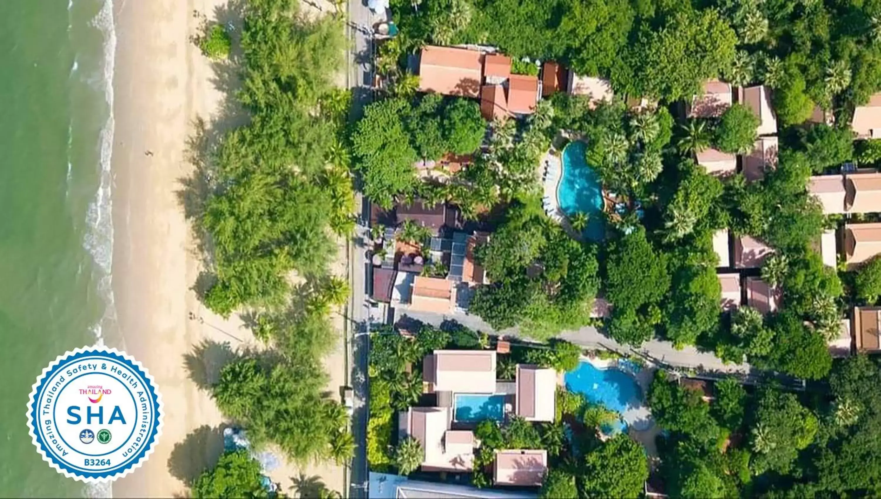 Property building, Bird's-eye View in Rabbit Resort Pattaya