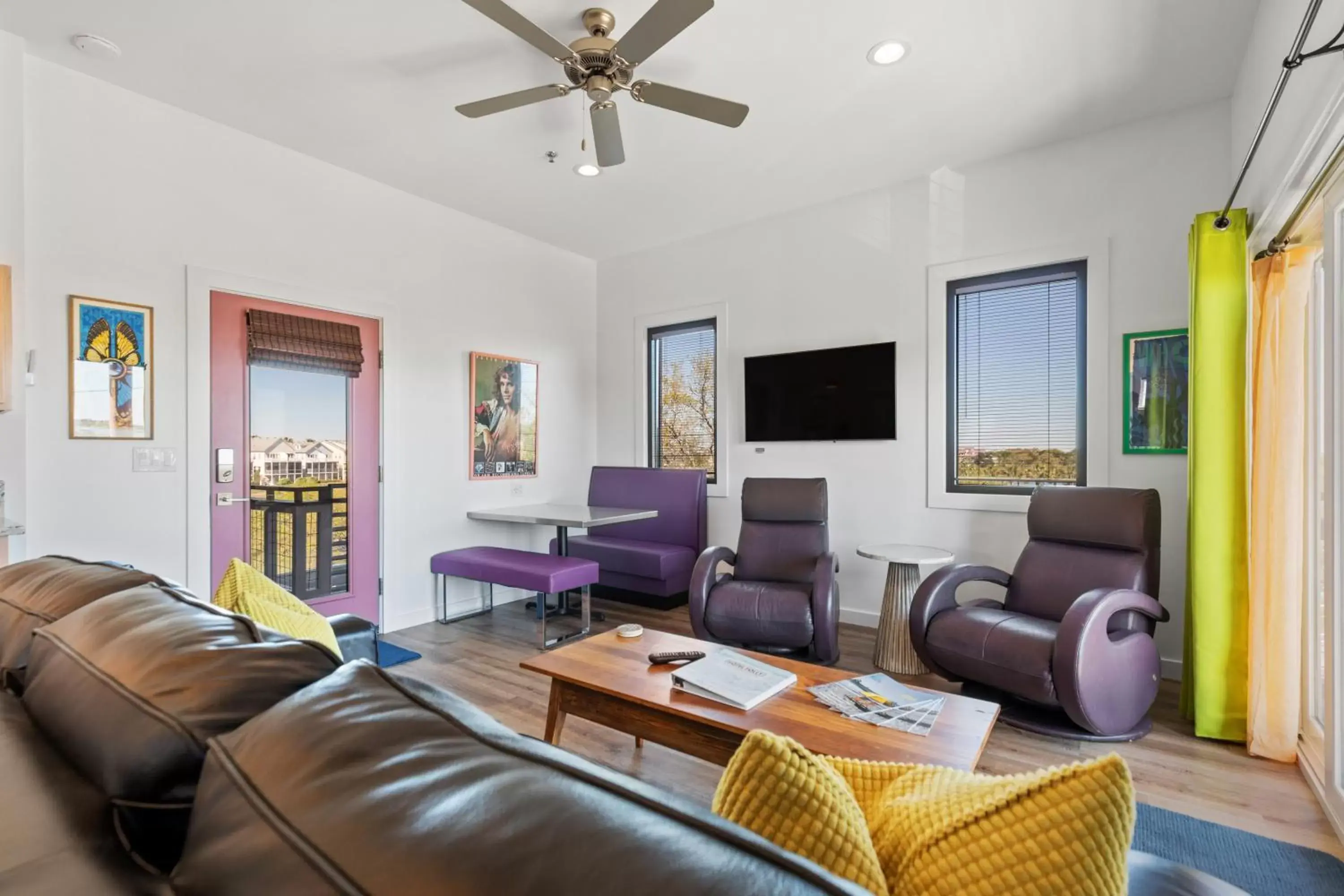 Seating Area in NEW Completely Renovated Hotel Folly with Sunset Views