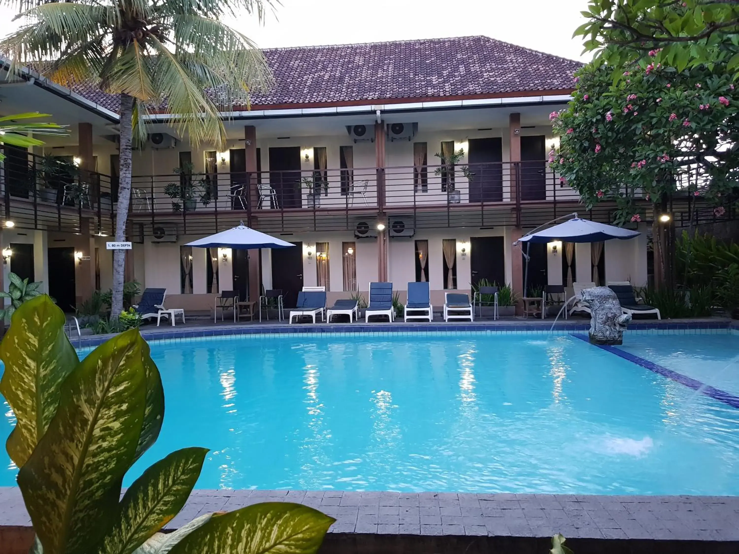 Balcony/Terrace, Property Building in Sanur Agung Hotel
