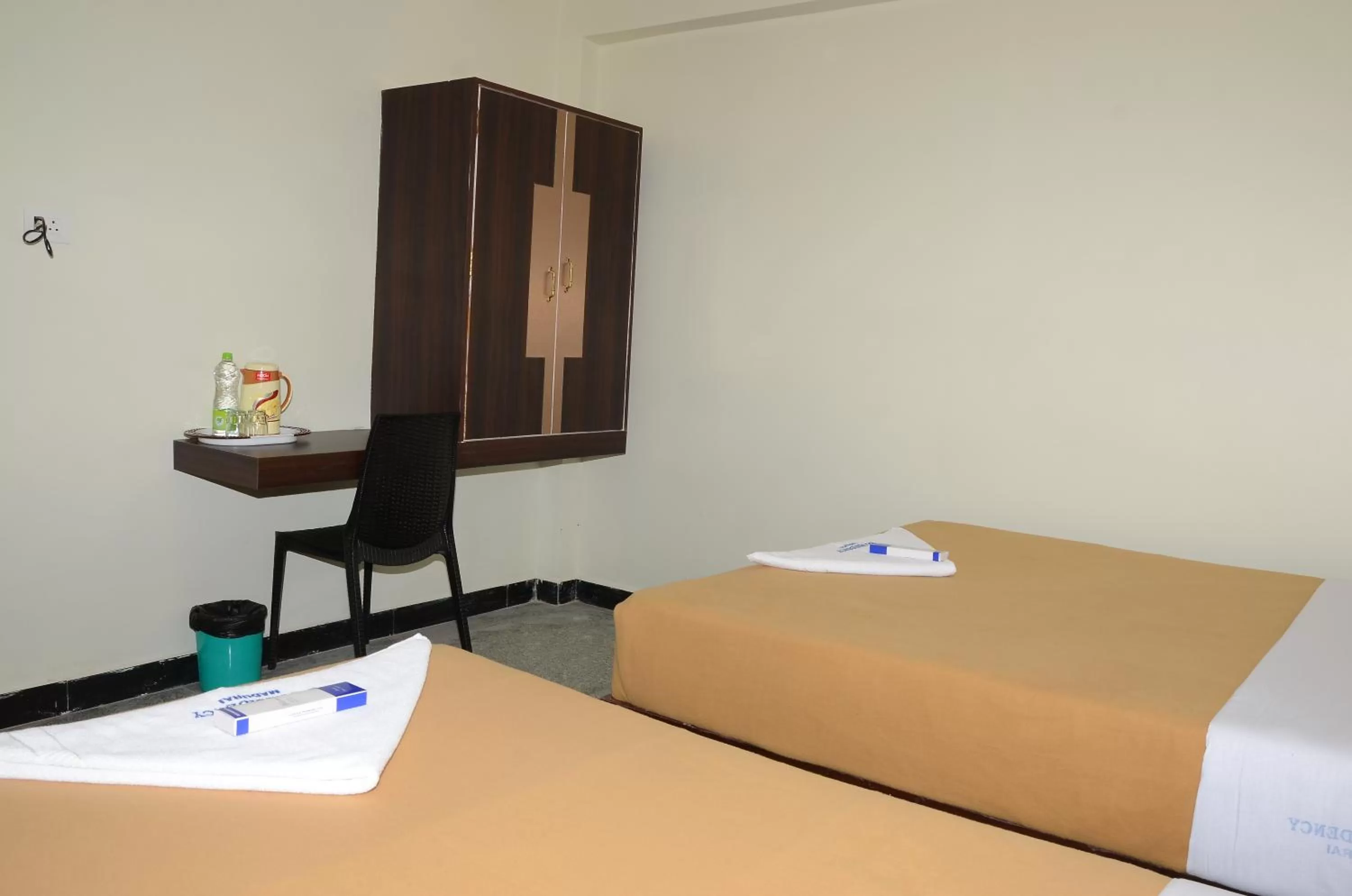 Decorative detail, Bed in BG Residency