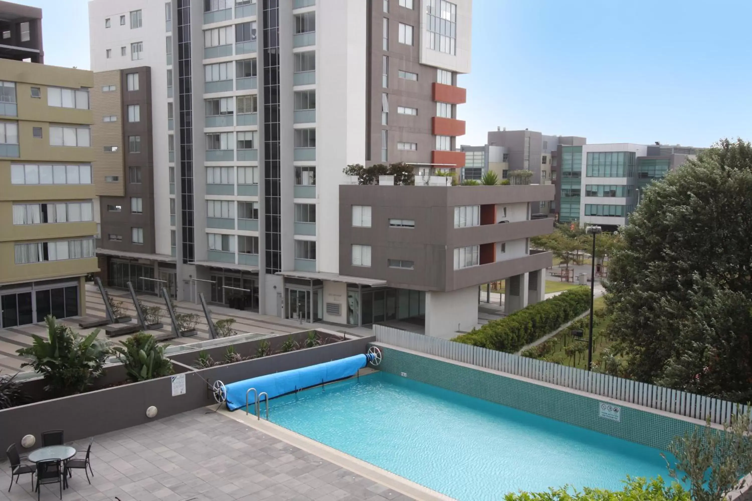 Pool View in Honeysuckle Executive Apartments