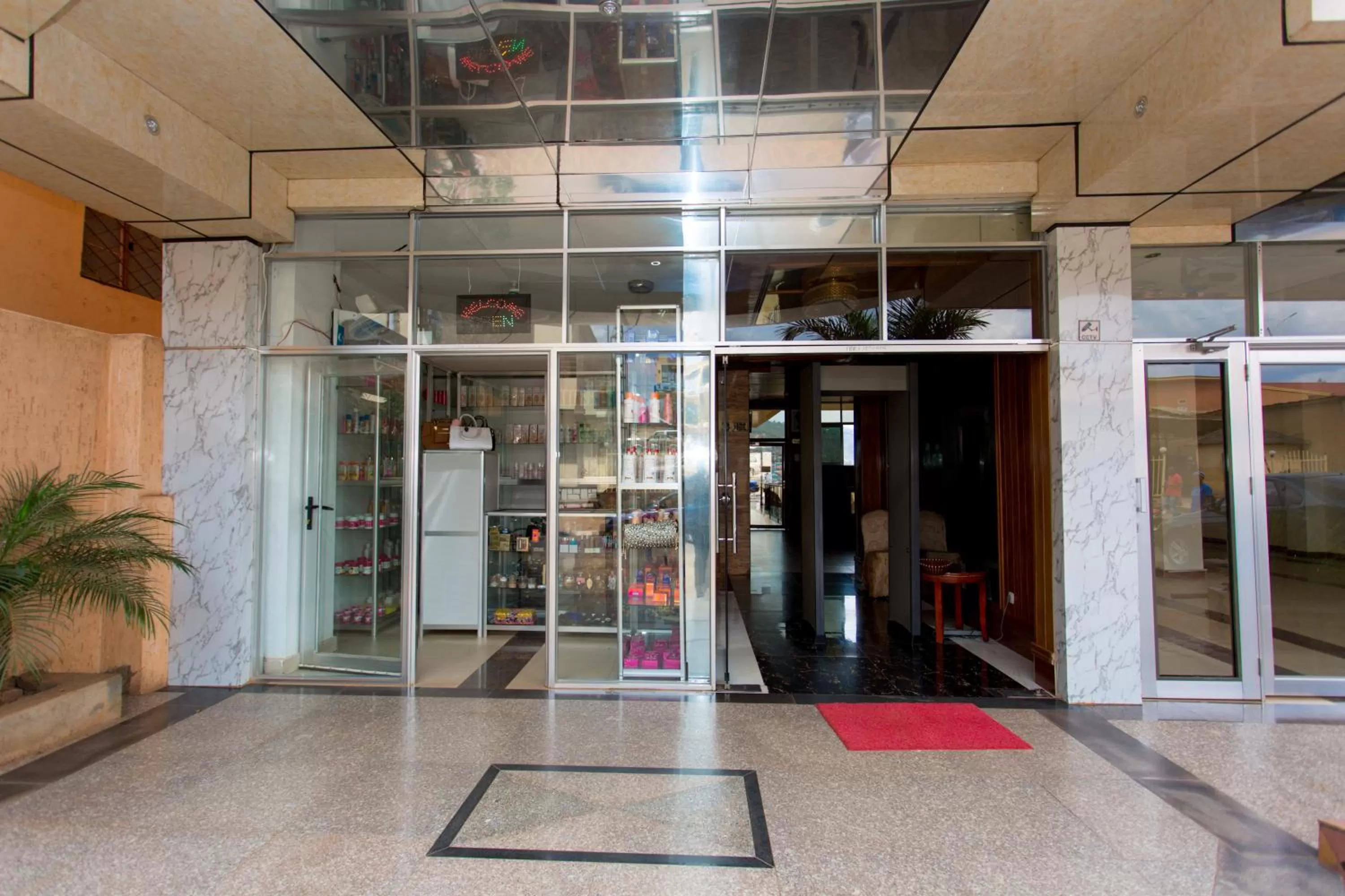 Facade/entrance in Kigaliview Hotel and Apartments