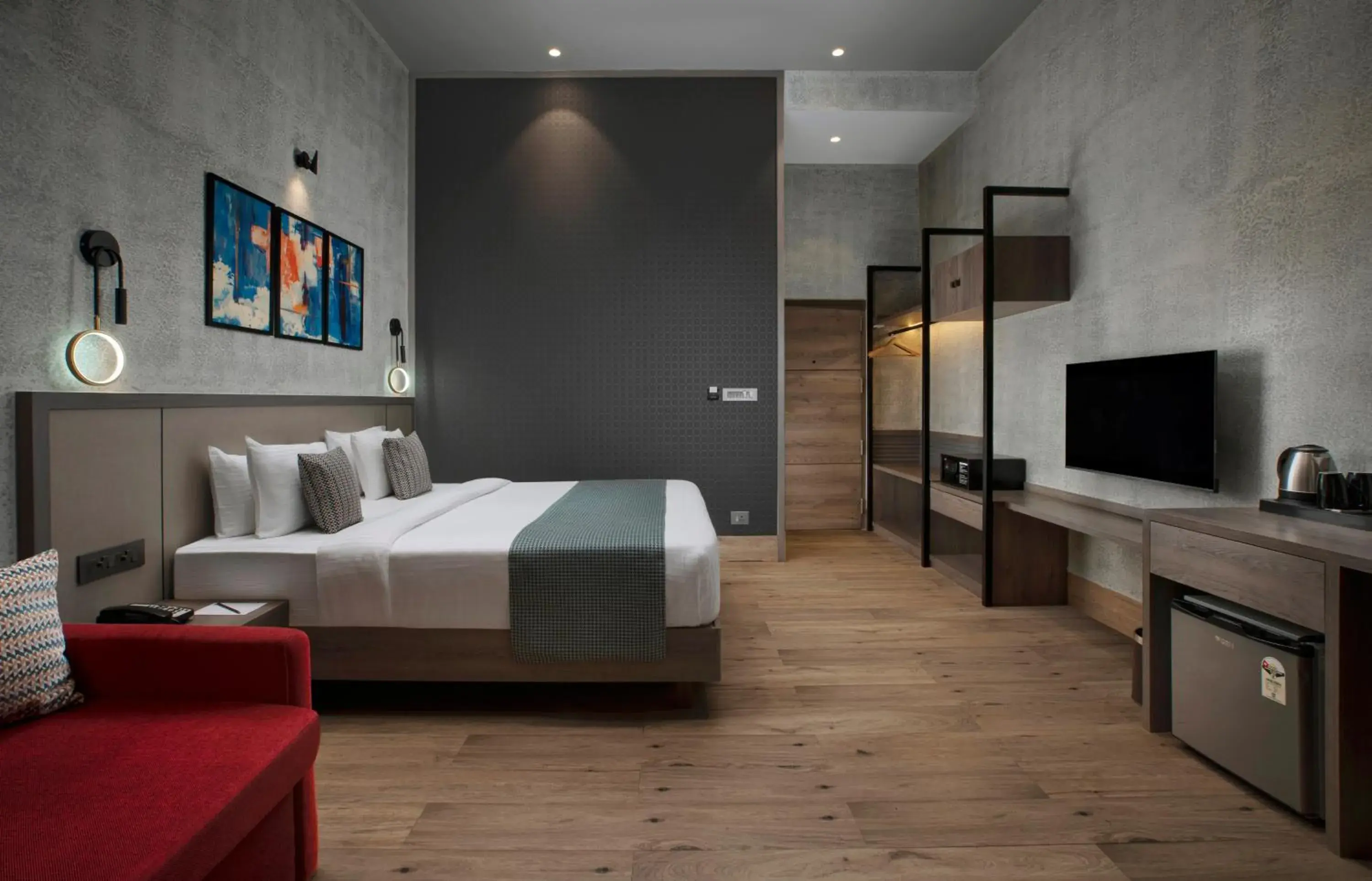 Bedroom in Quality Inn Ocean Palms Goa