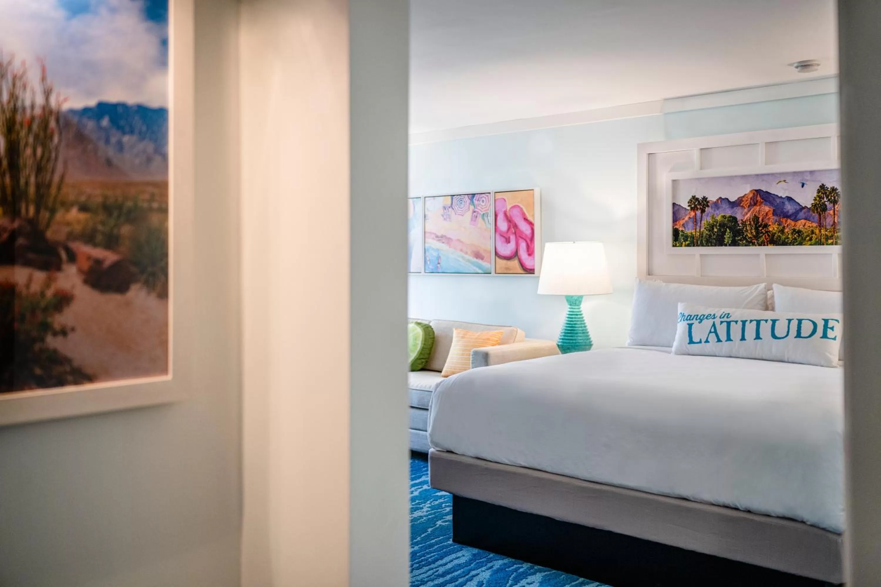 Bed in Riviera Resort Palm Springs