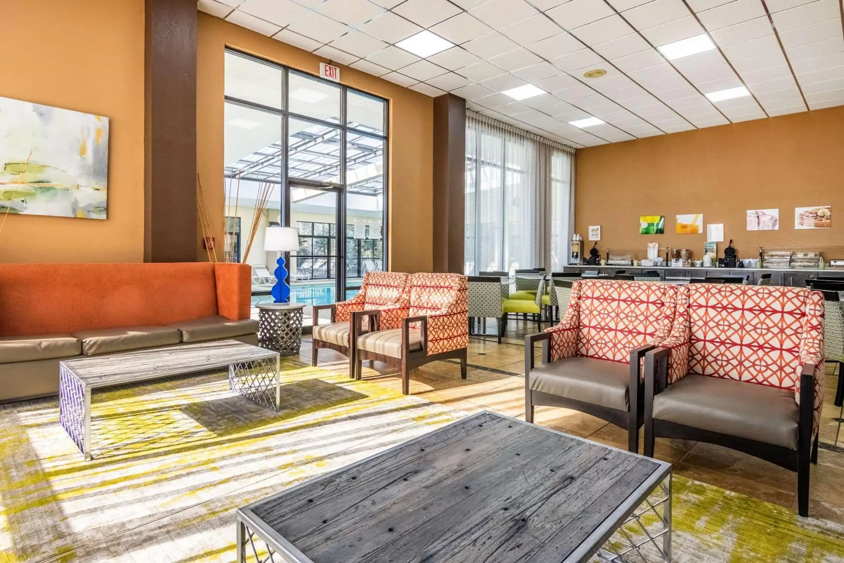 Lobby or reception in Quality Inn National Fairgrounds Area