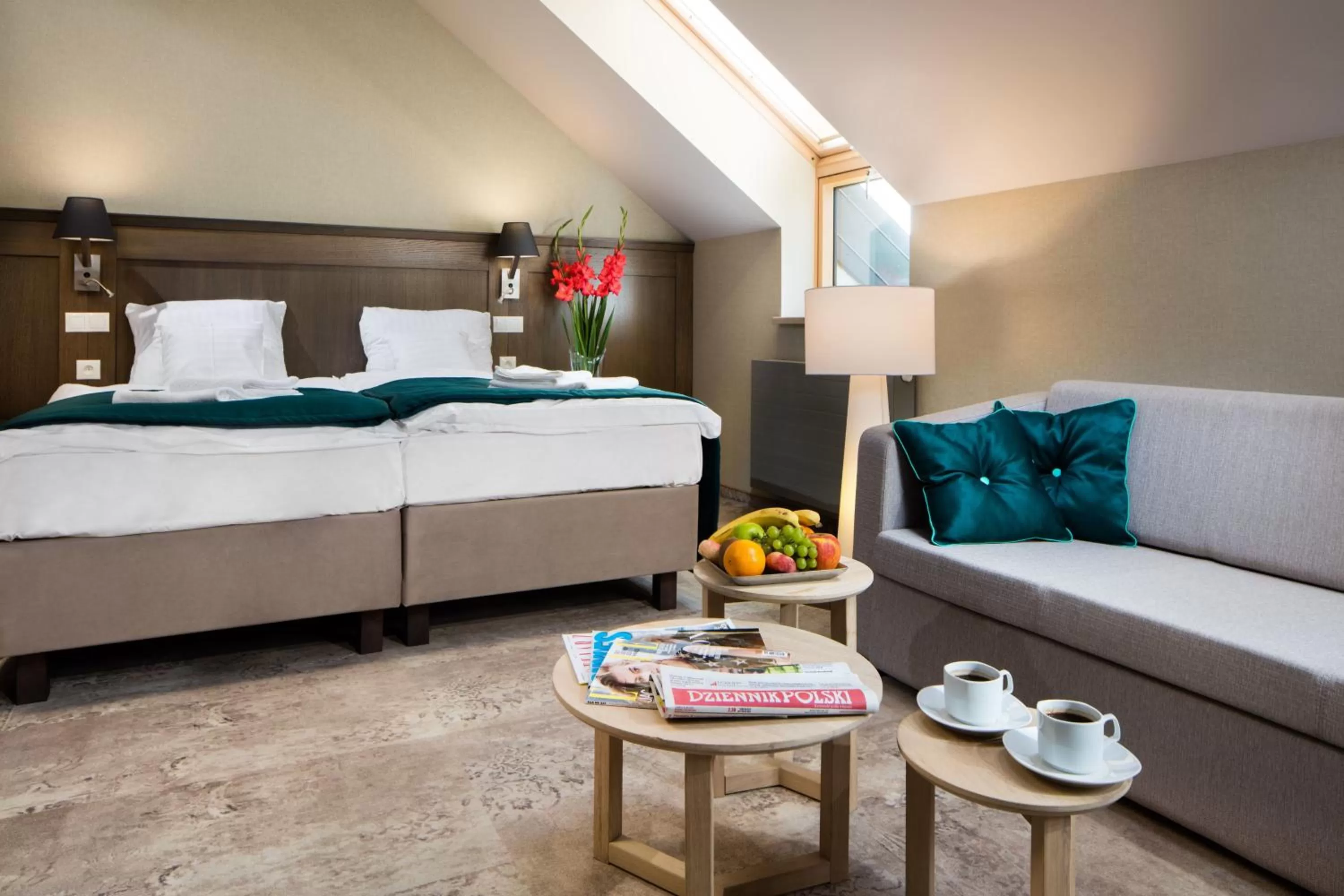 Decorative detail, Bed in Hotel Szary Residence