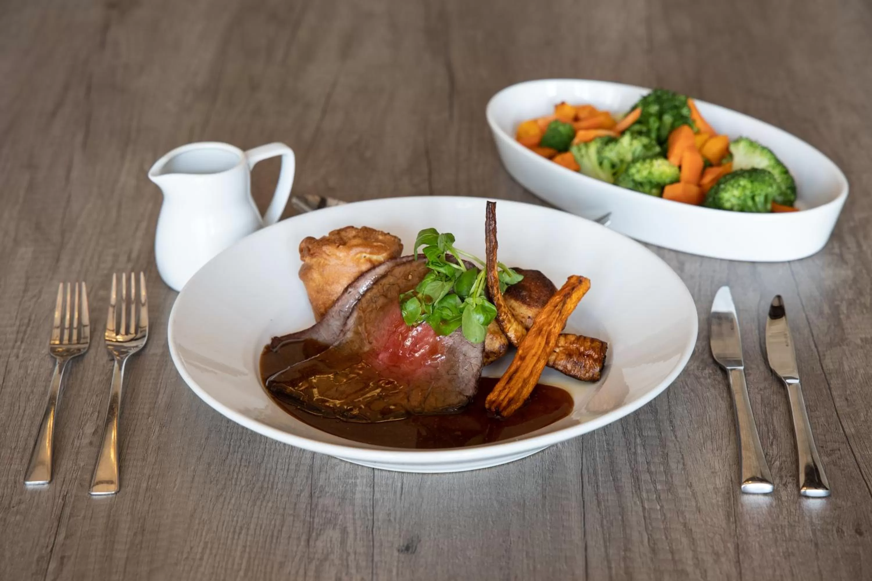 Food in Wroxall Abbey Hotel