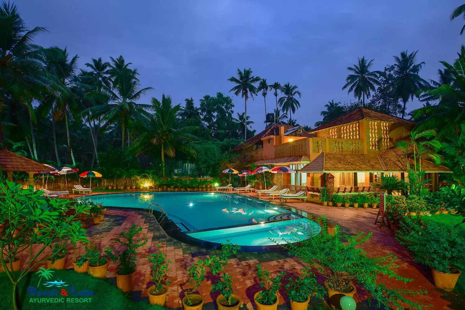 Property building in Beach and Lake Ayurvedic Resort, Kovalam