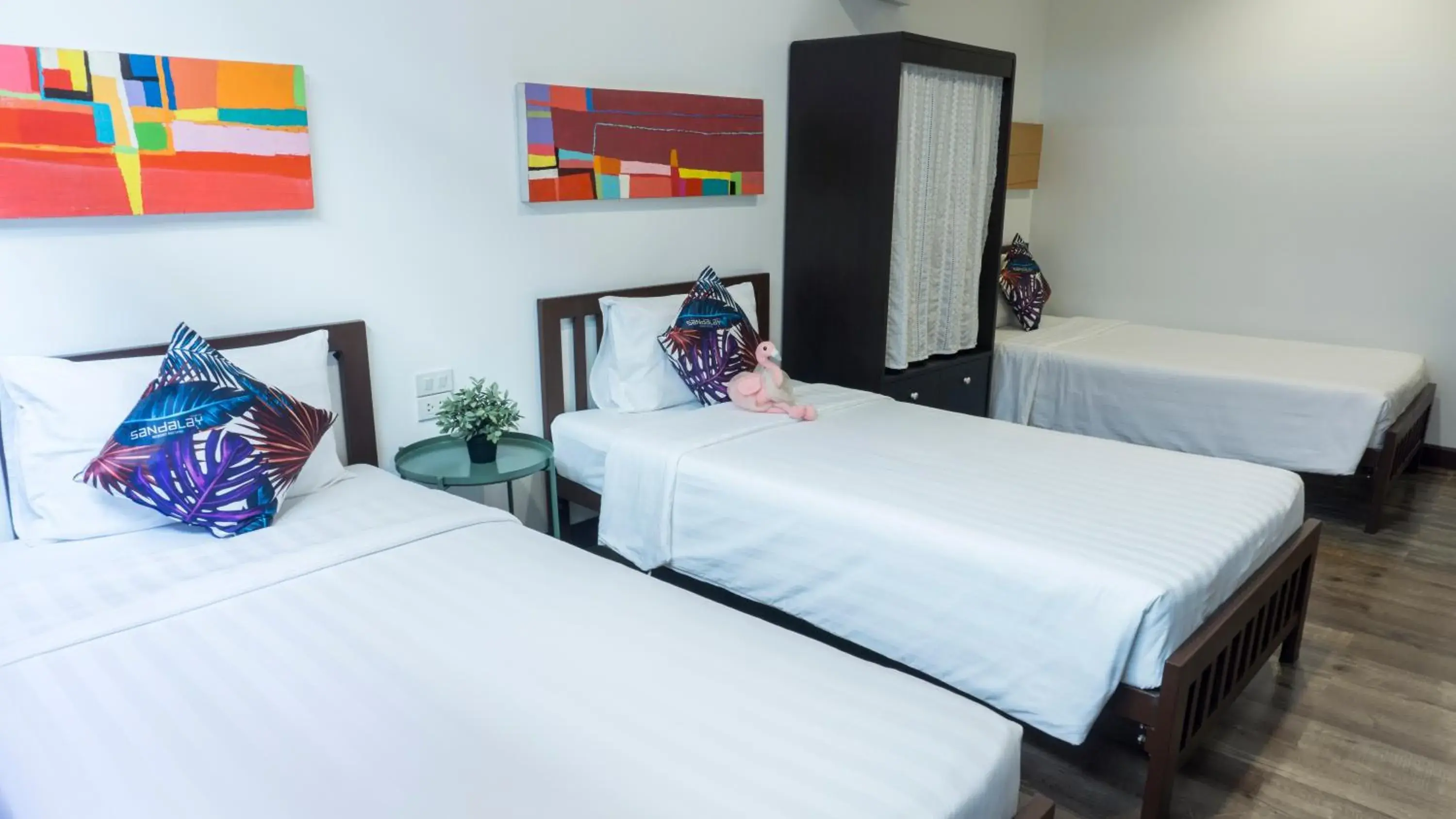 Bed in Sandalay Resort Pattaya