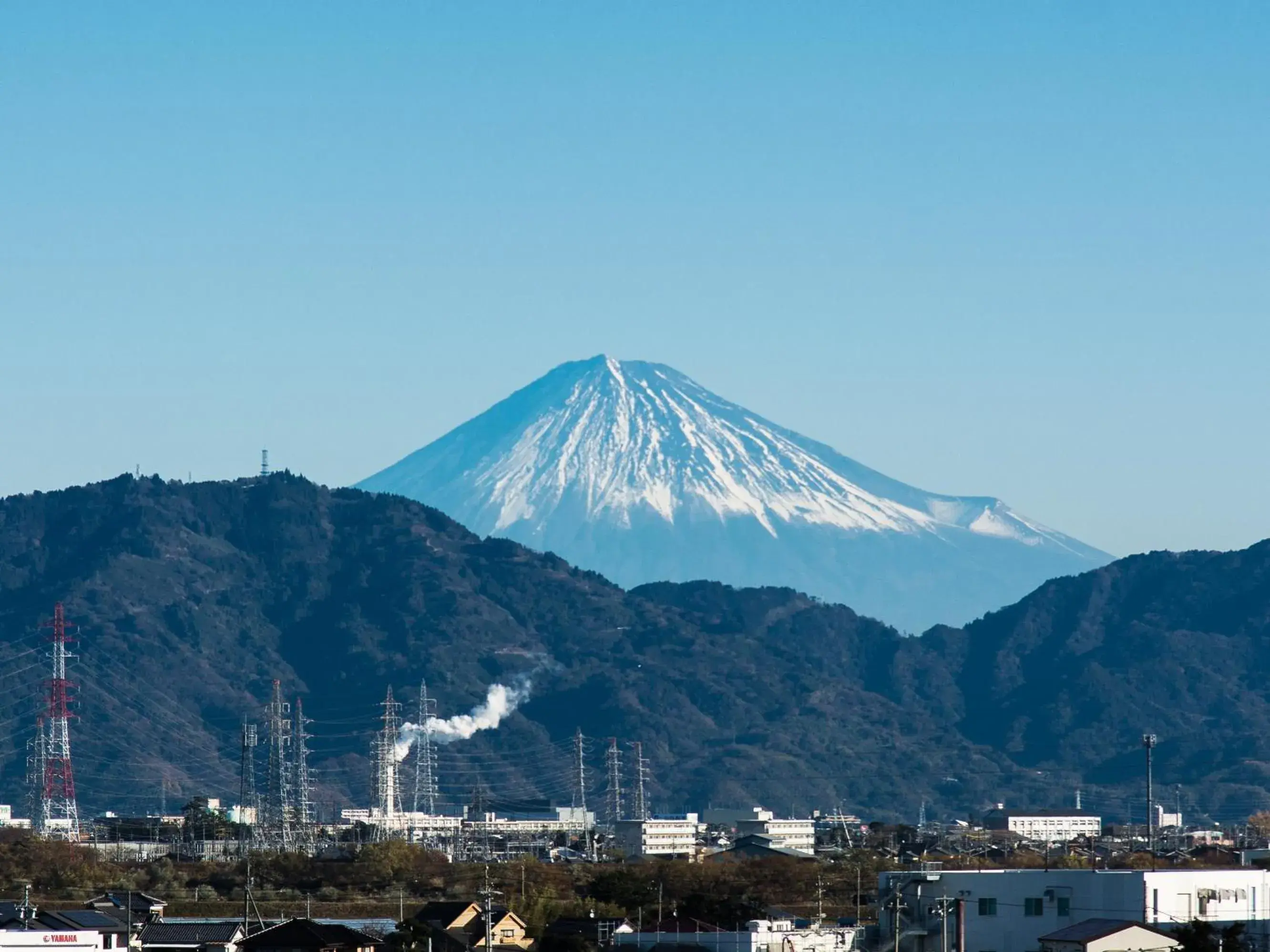 View (from property/room), Mountain View in Hatago Inn Shizuoka Yoshida IC