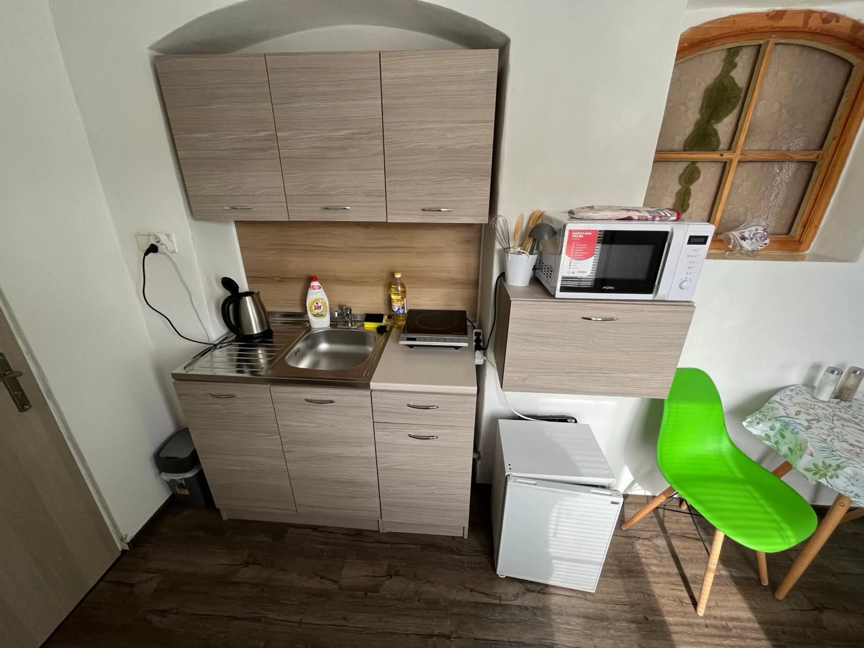 Kitchen or kitchenette in H@M Penzion