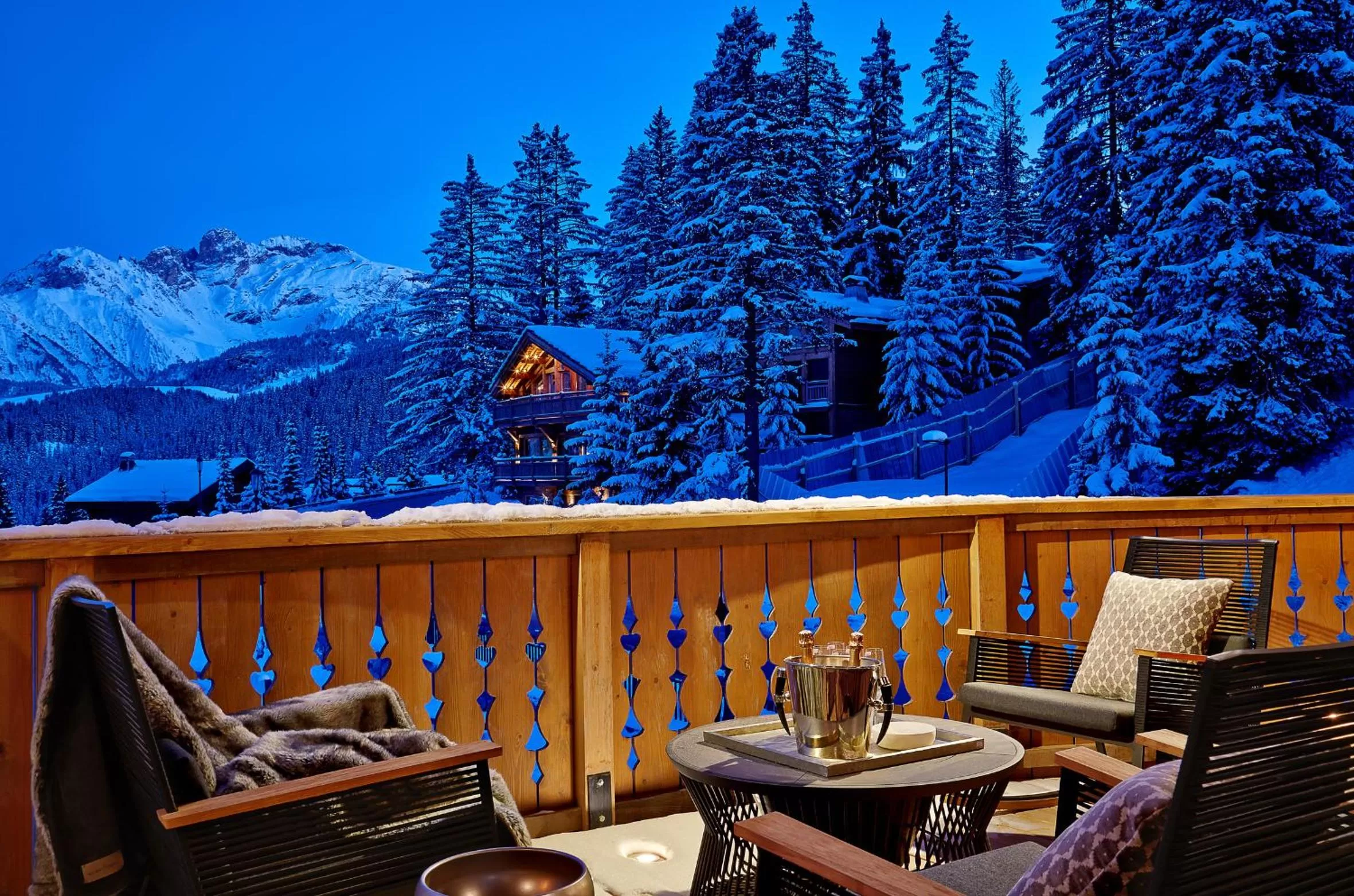 Mountain view in Six Senses Residences & Spa Courchevel