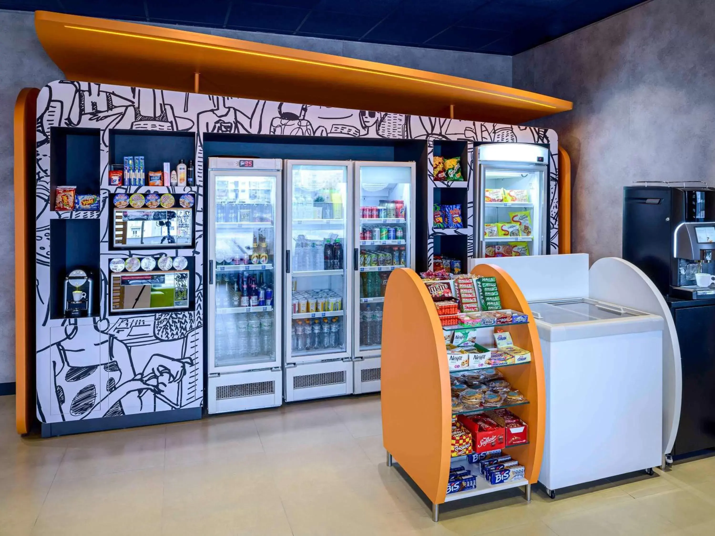 Lounge or bar in ibis budget Sorocaba