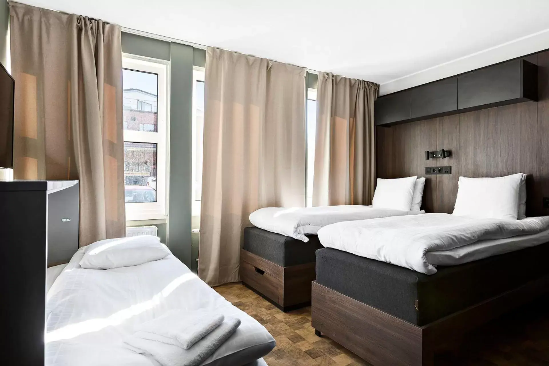 Bed in Sure Hotel Studio by Best Western Bromma